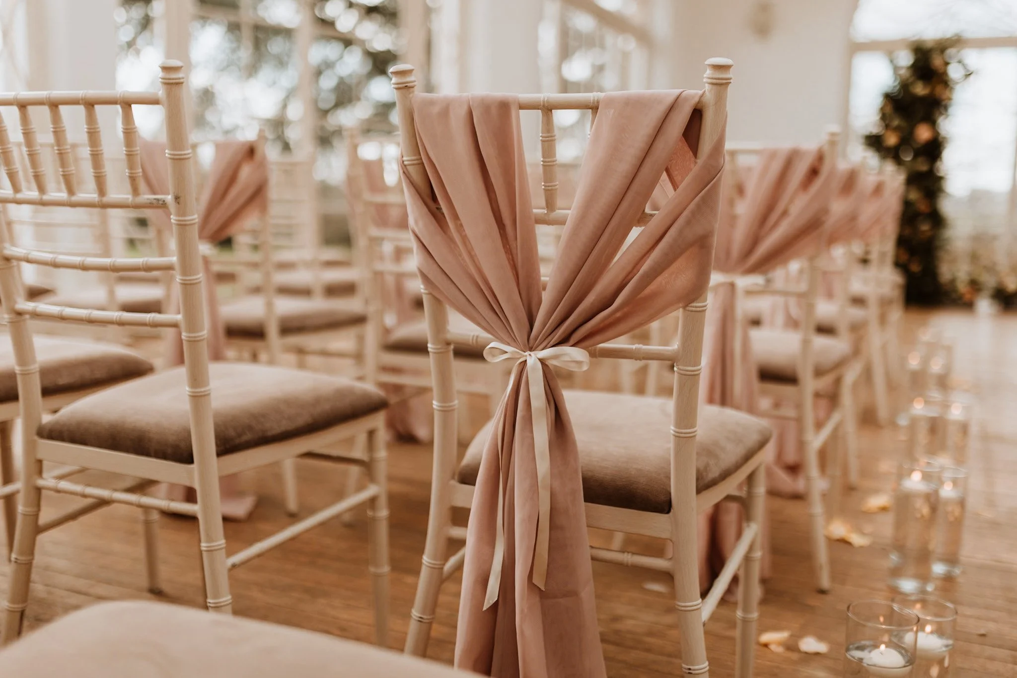 ceremony chair draping sparkle event styling.jpg