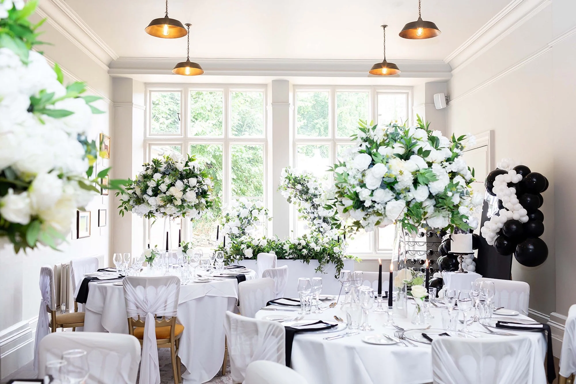 Wedding Styling for Wedding Breakfast at William Cecil