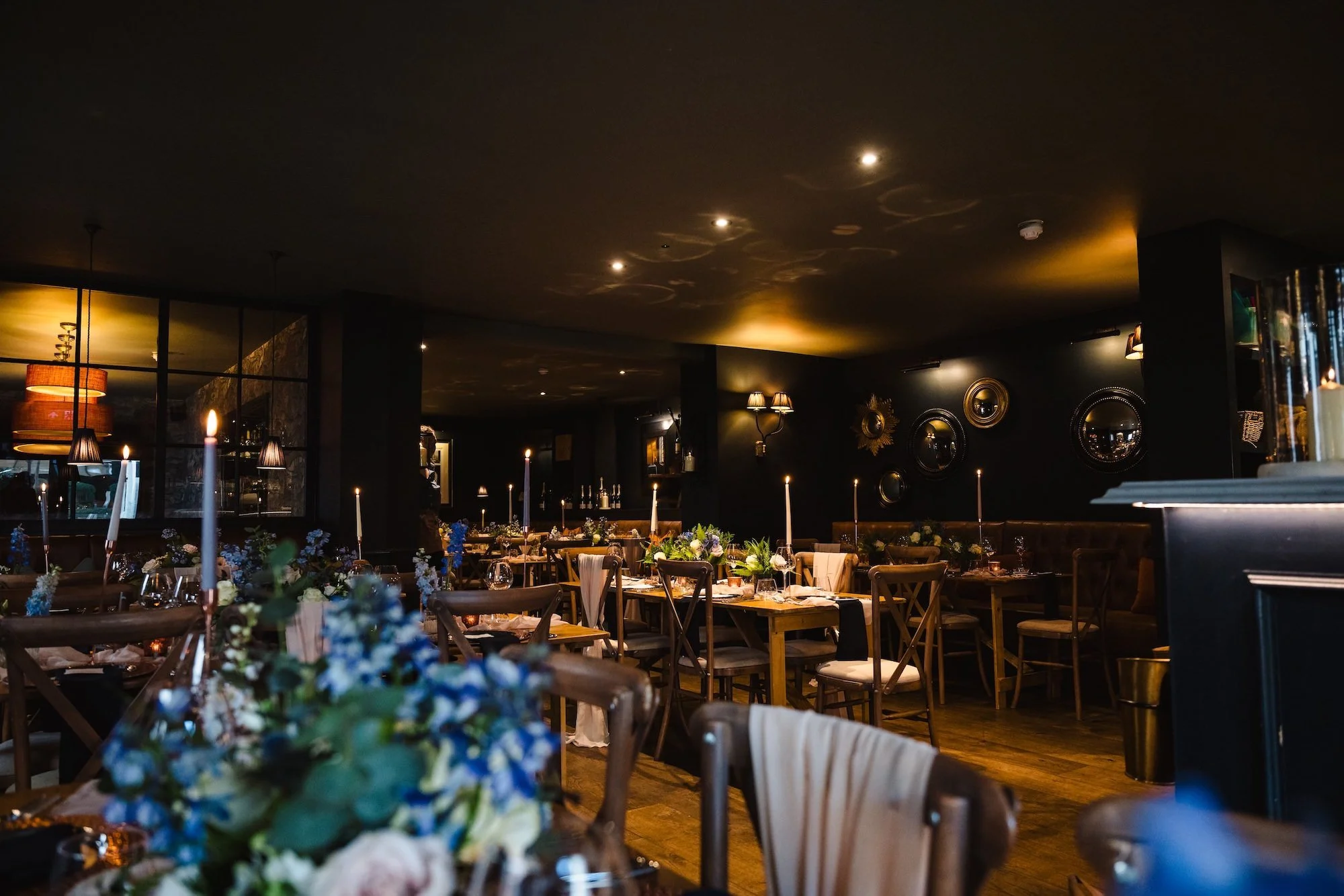 Wedding Styling for Wedding Breakfast at Neville Arms