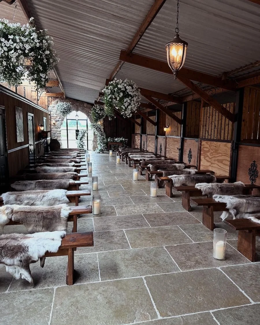 Wedding Styling for Wedding Breakfast at Willow Marsh Farm