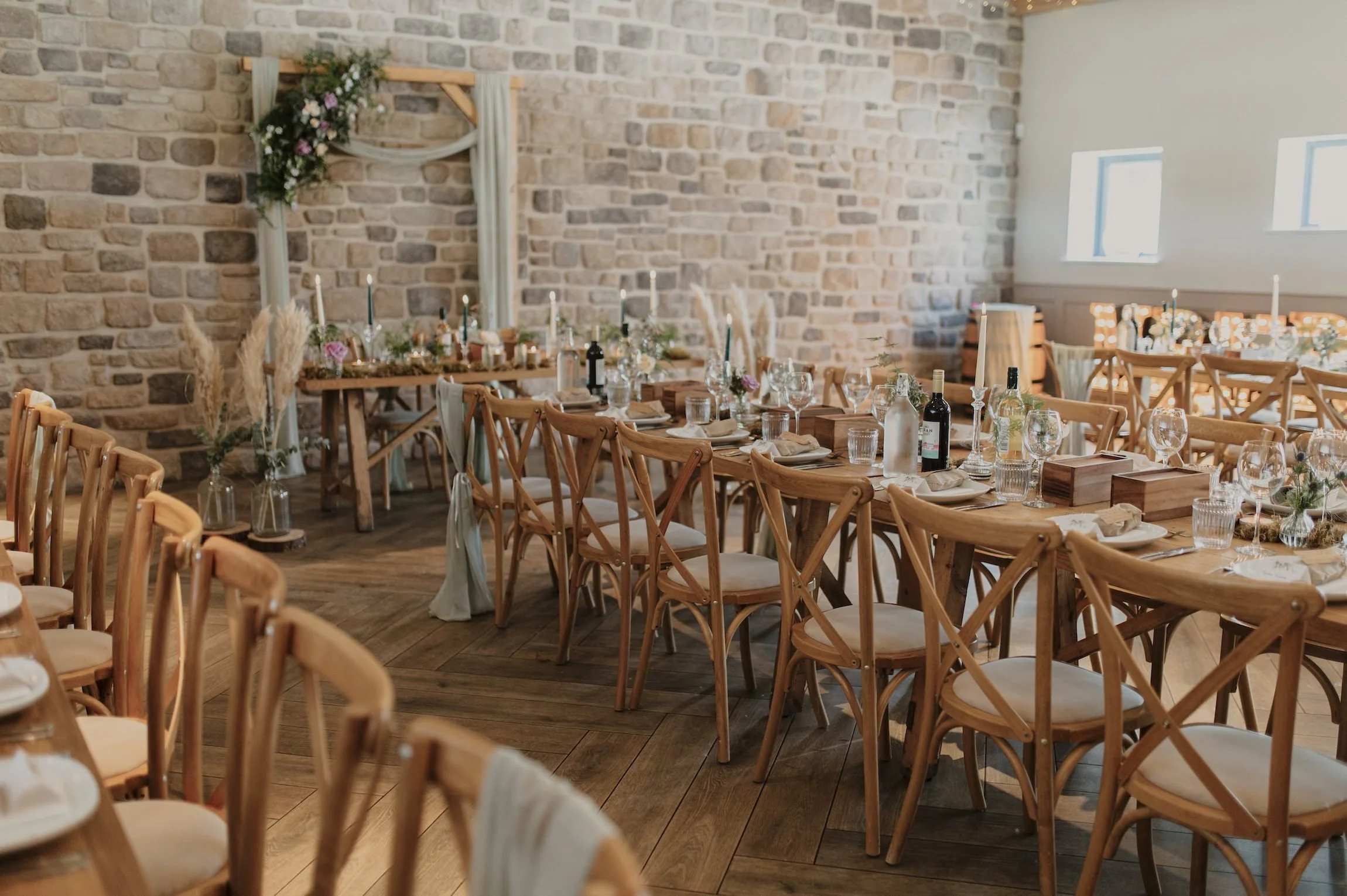 Wedding Decor and Luxury Wedding Styling for Barn style wedding.