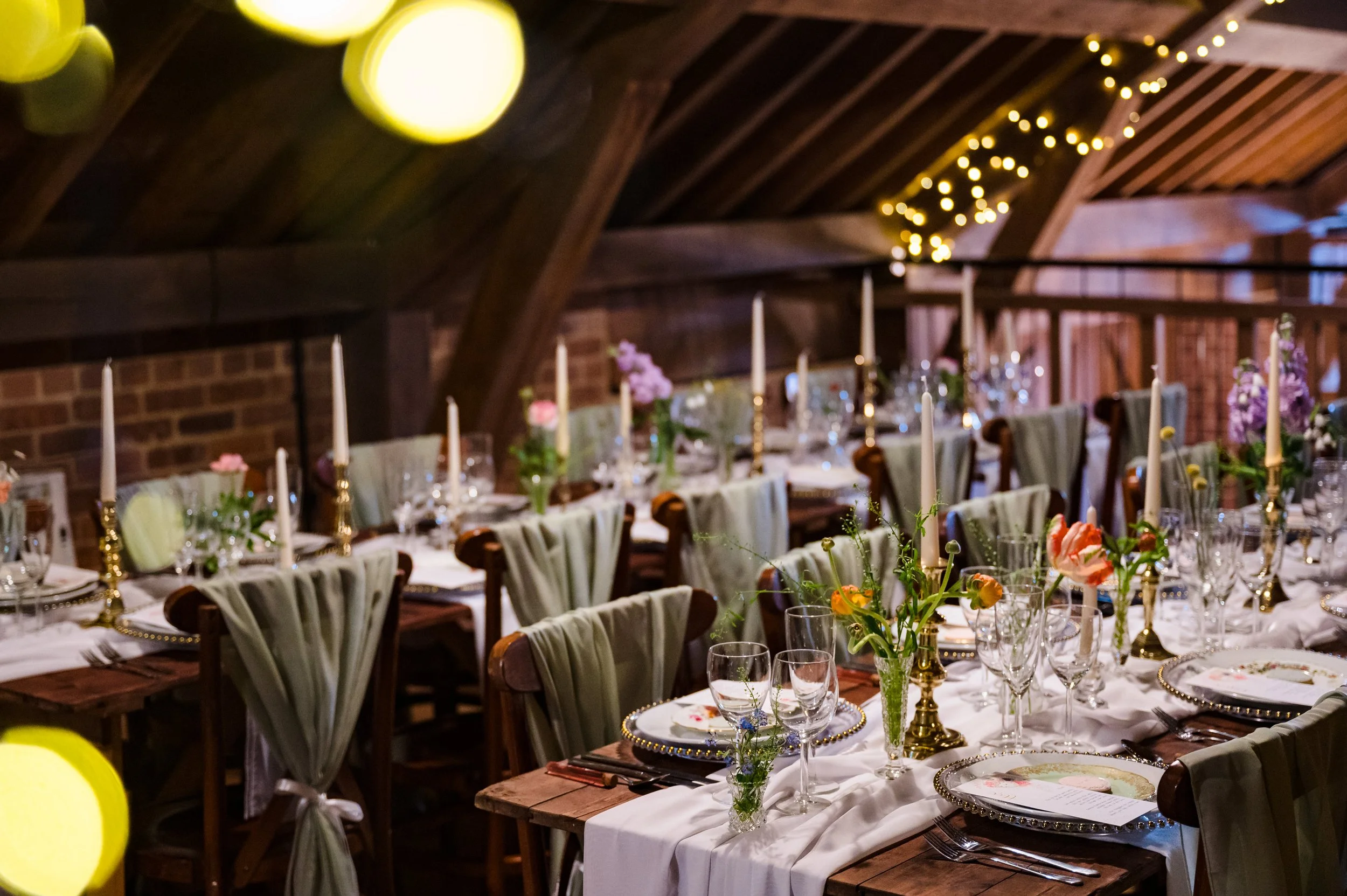 Rustic sage green wedding styling