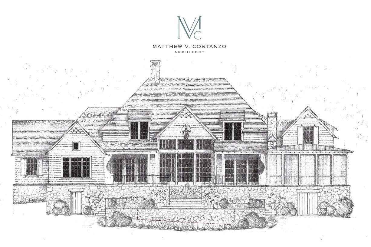 On the boards now - making tweaks to the lakeside elevation of our newest project at The Heritage. 
.
.
.
.
.
#residentialarchitecture #pencildrawing #handdrawn 
#rendering
#architecturaldesign #architecture
#lakemartin
#theheritage
#lakehouse
#lakel