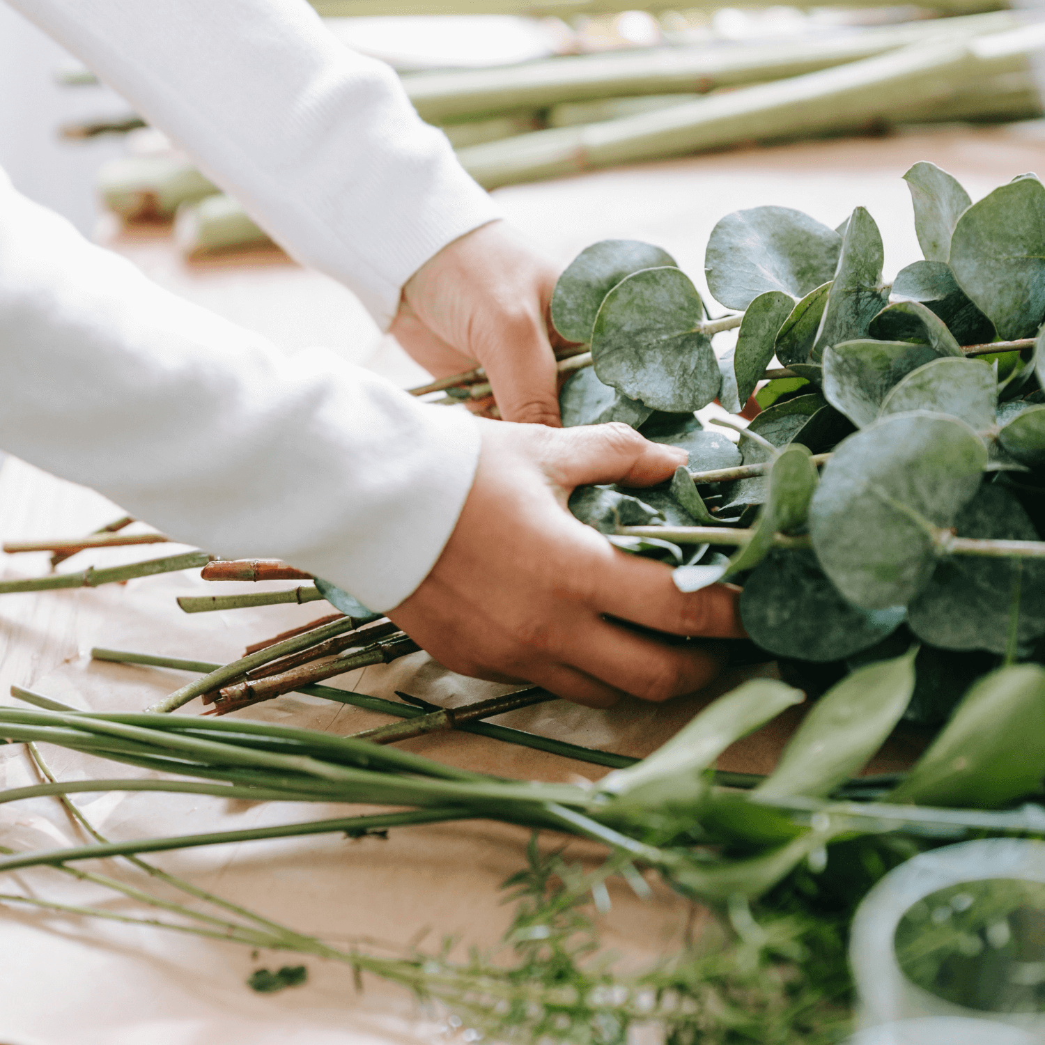 Adding Greenery to Your Bouquet