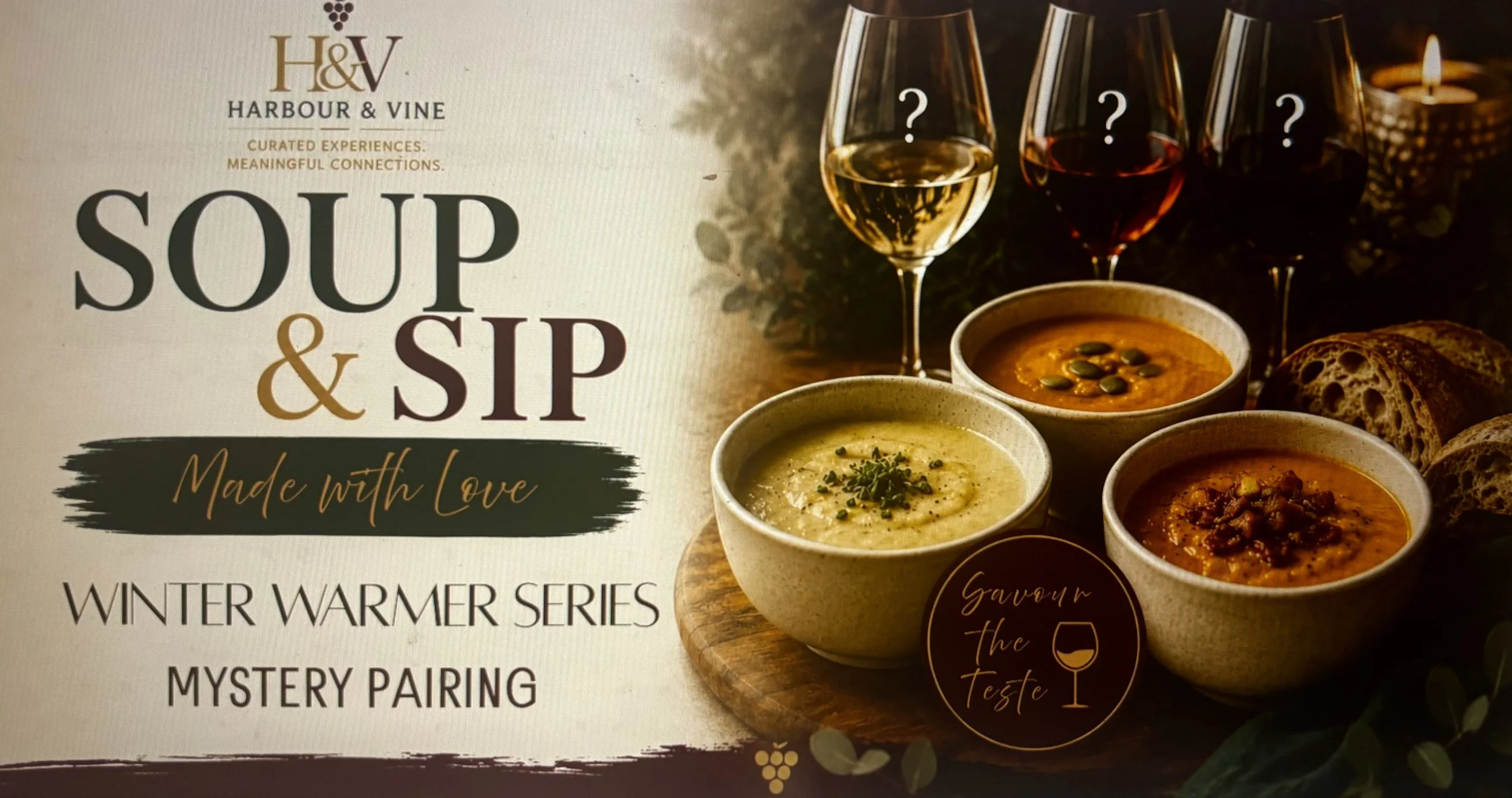 Soup &amp; Sip: Winter Warmer Series