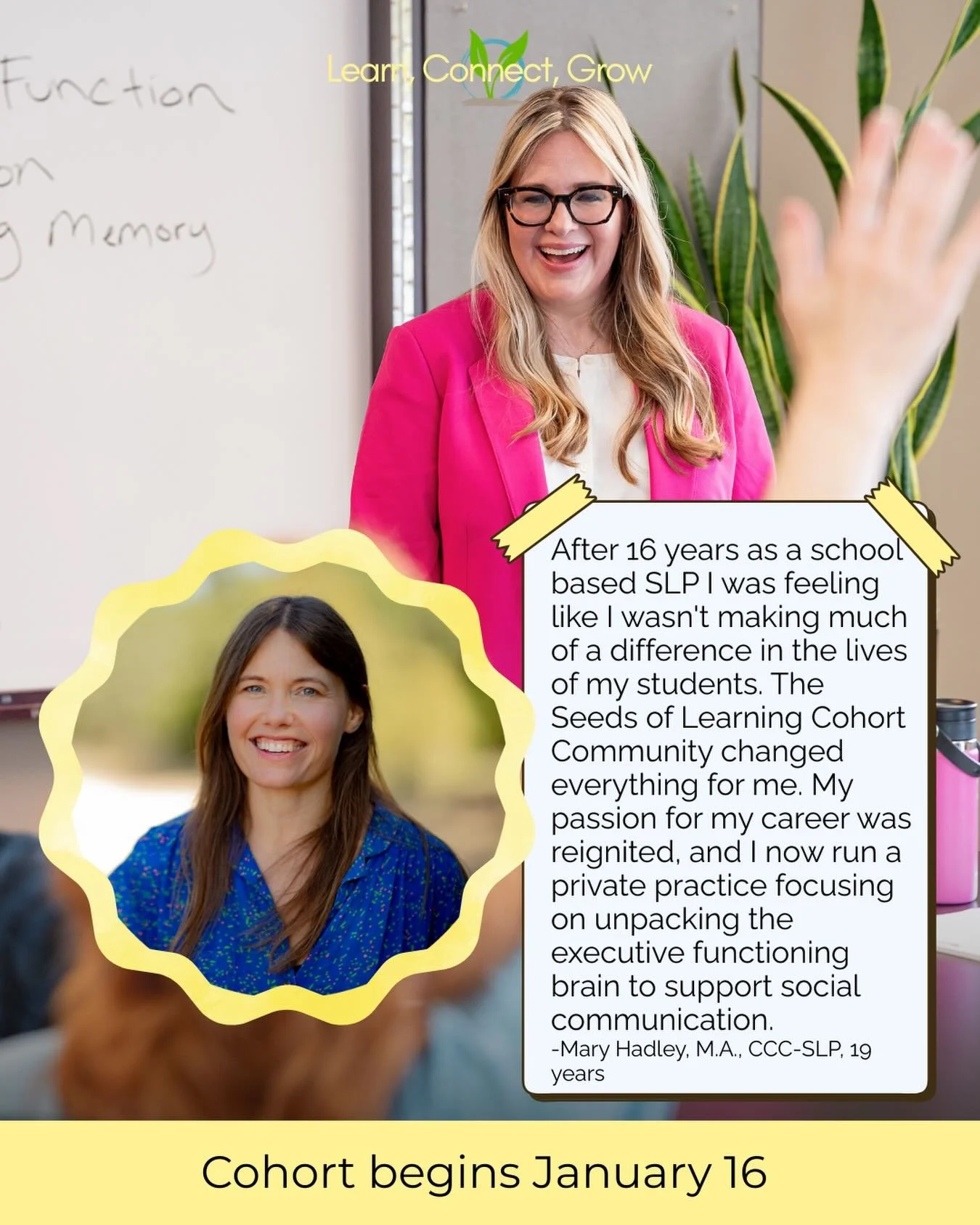 The Cohort doesn&rsquo;t just give you tools. It reconnects you to why your work matters.

Mary went from feeling discouraged&hellip; to passionate, confident, and now running her own EF-centered private practice.

If you want a training that reignit