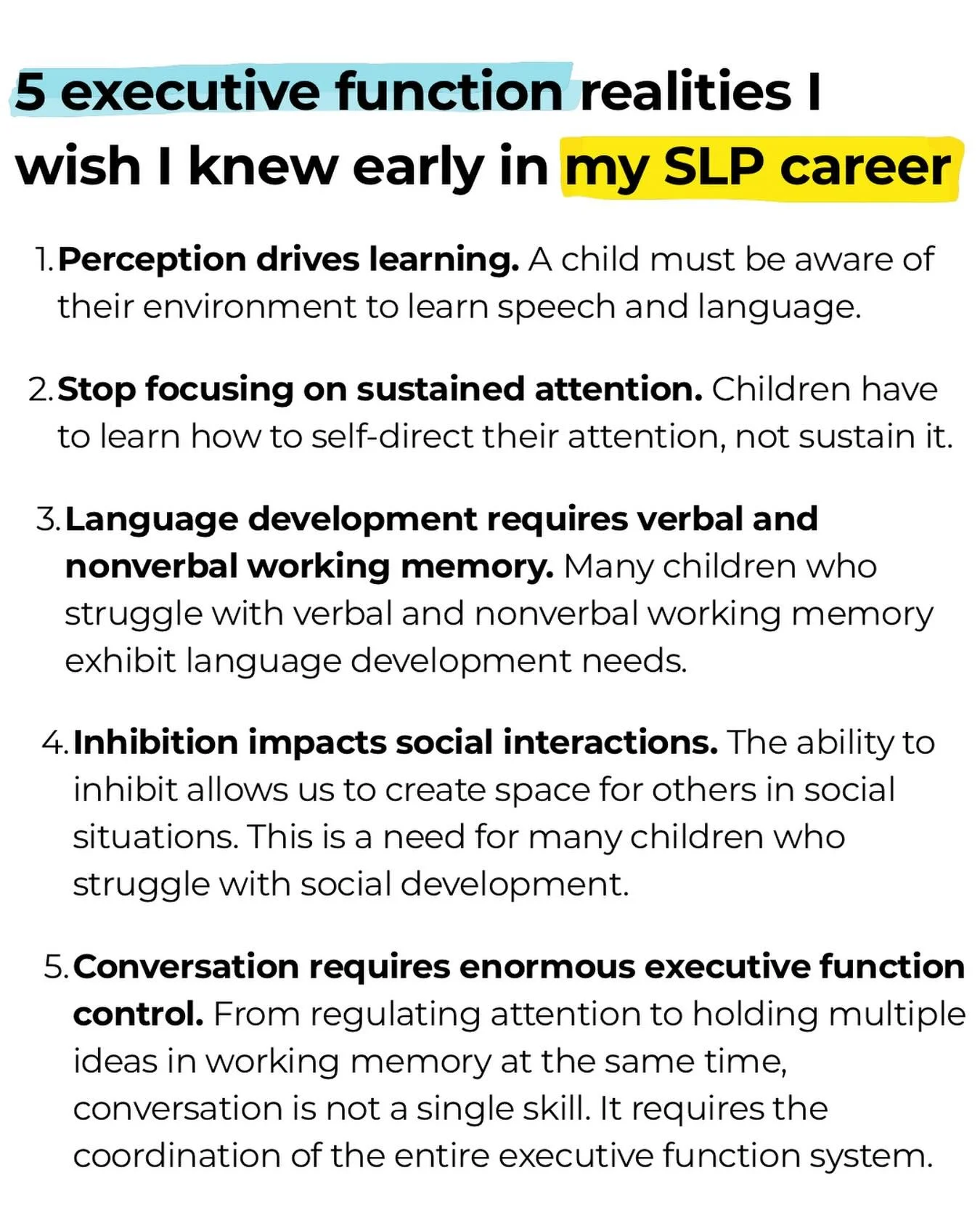 When I first started my career as an SLP, I thought I was working mostly on speech and language.

But I pretty quickly realized something important.

Many of the challenges I was seeing were not just language difficulties. They were executive functio