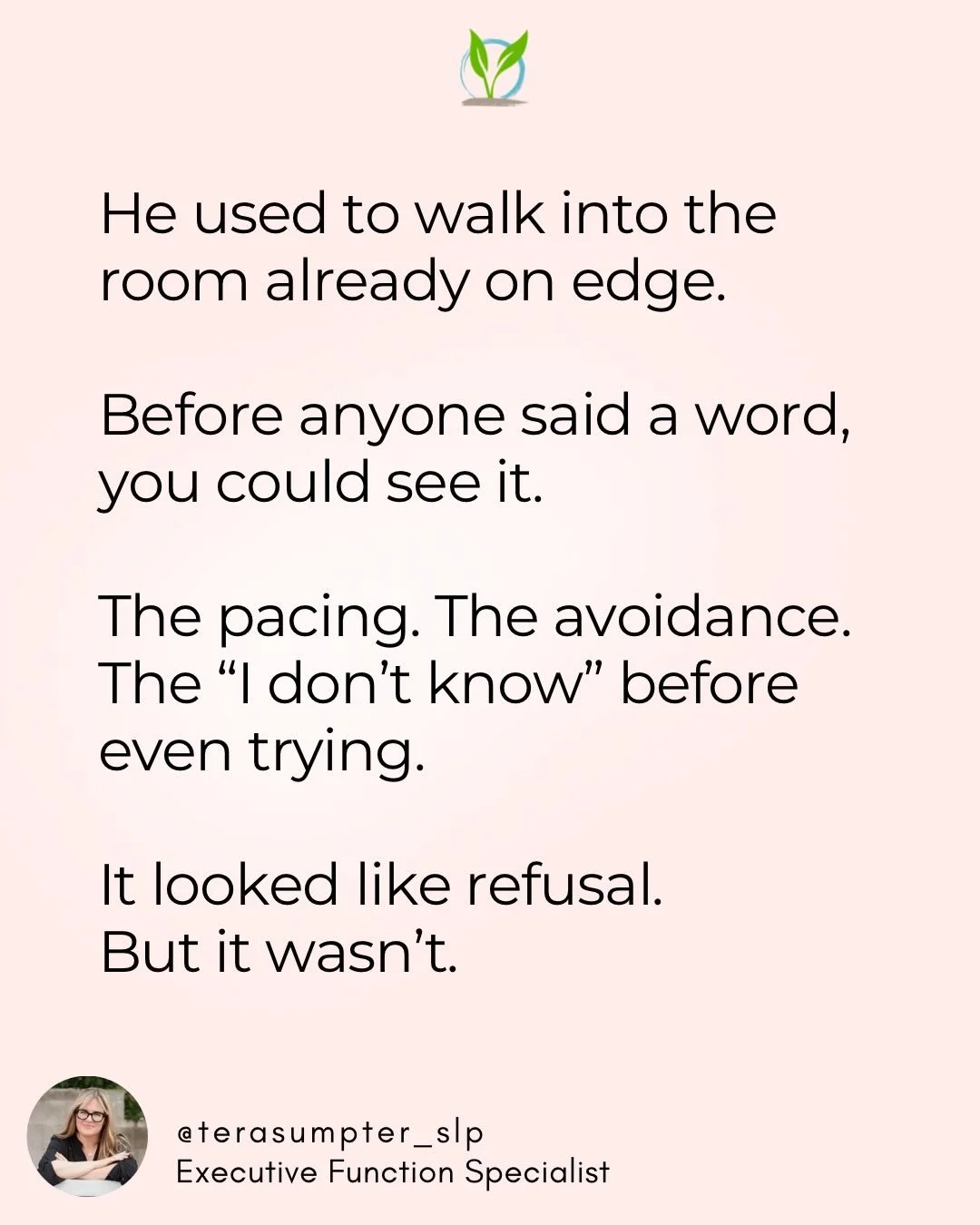 It looked like refusal.

But it wasn&rsquo;t.

He wasn&rsquo;t avoiding the work. He couldn&rsquo;t plan for it.

When students don&rsquo;t know what&rsquo;s coming, their brains can&rsquo;t prepare, and everything feels overwhelming before it even s