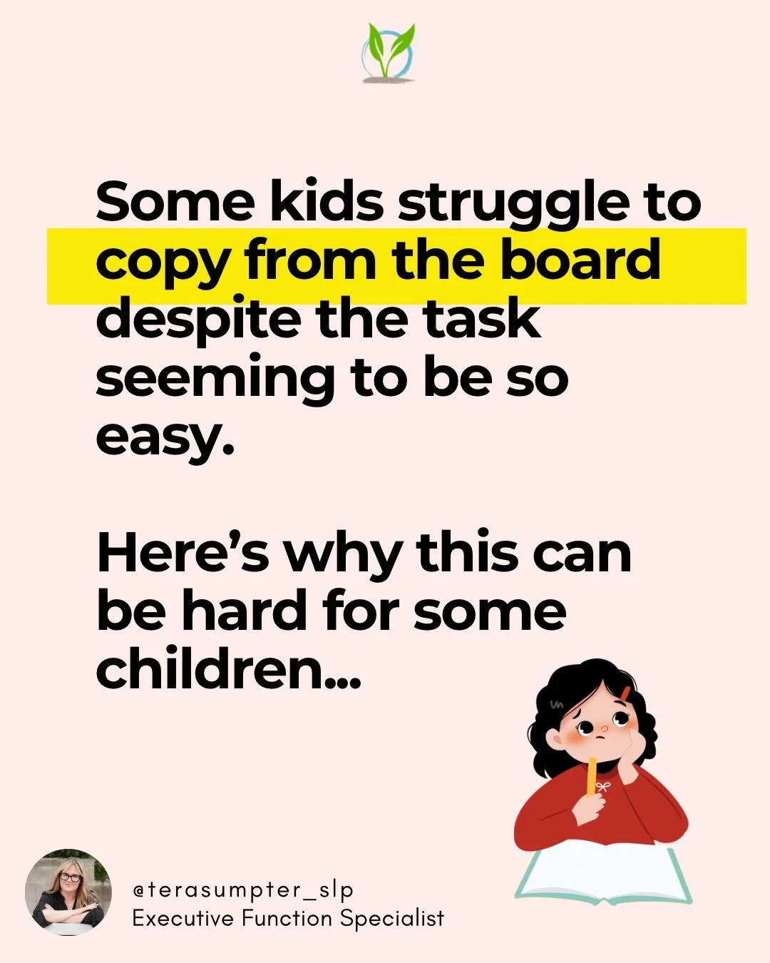Working memory needs are often extremely difficult to see and frequently misunderstand as behavior or a learning disability.

Working memory is a critical part of our executive function system that allows us to hold information in mind long enough to