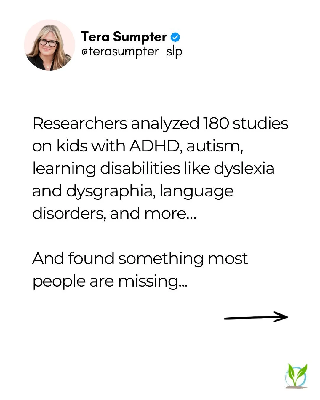 We&rsquo;ve been separating kids into categories&hellip;

ADHD.
Autism.
Dyslexia.
Language disorder.
Dysgraphia. 

Different labels. Different interventions. Different plans.

But this study analyzed 180 research papers and found something most peopl