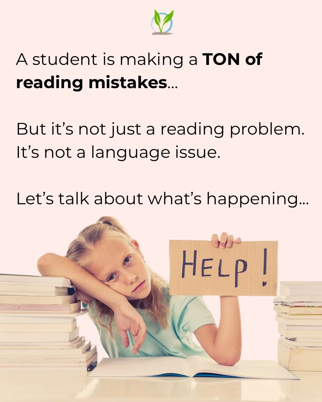 Early in my career as an SLP, I used to sit with students and think&hellip;

&ldquo;How are they missing this many words?&rdquo;

We&rsquo;d slow down.
We&rsquo;d sound it out.
We&rsquo;d practice again and again.

And still&hellip; the mistakes kept
