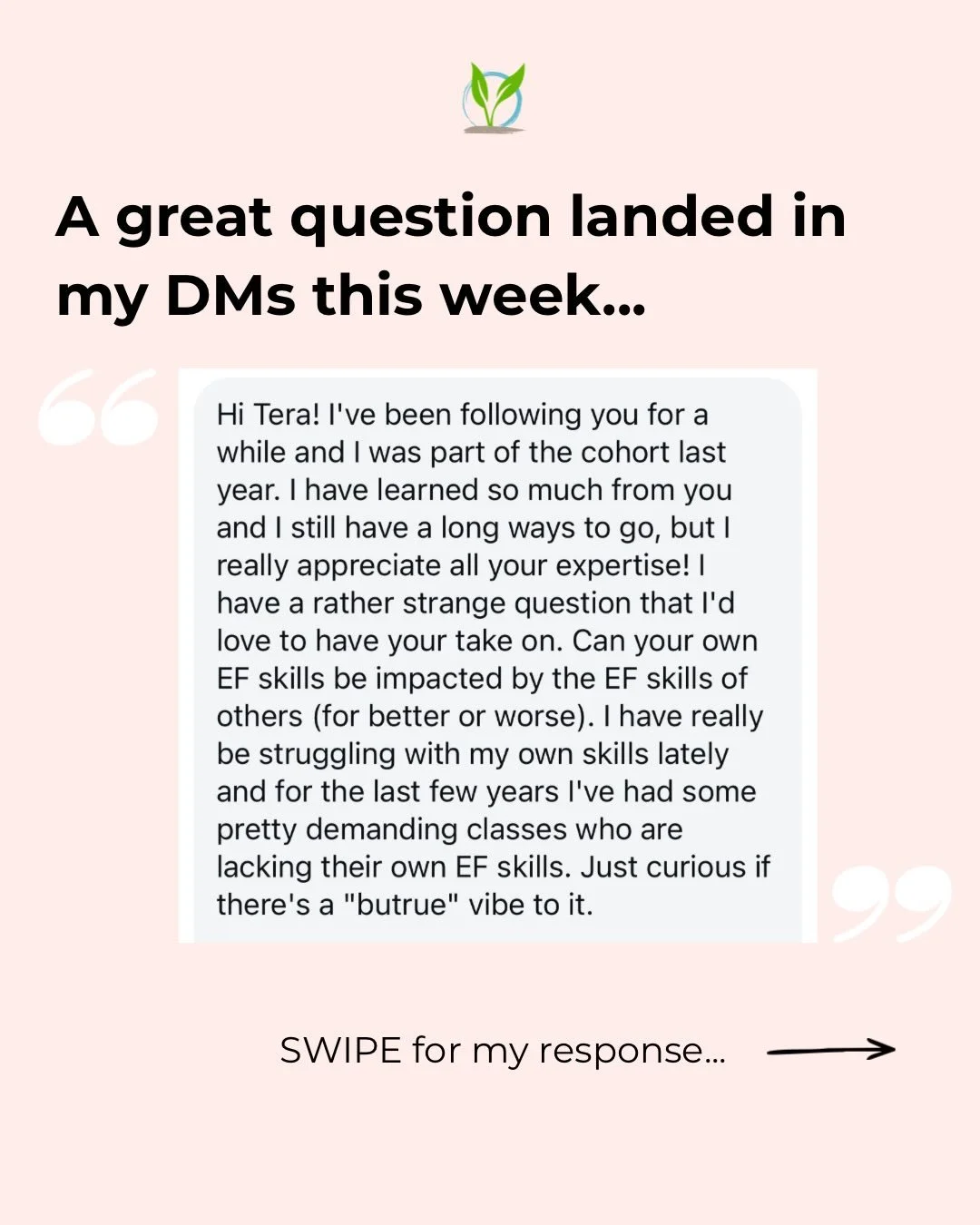 You&rsquo;re not imagining it.

Other people&rsquo;s executive function challenges can absolutely impact your own.

When you&rsquo;re surrounded by dysregulation, impulsivity, and constant redirection...

Your brain is working overtime.

👉 managing 