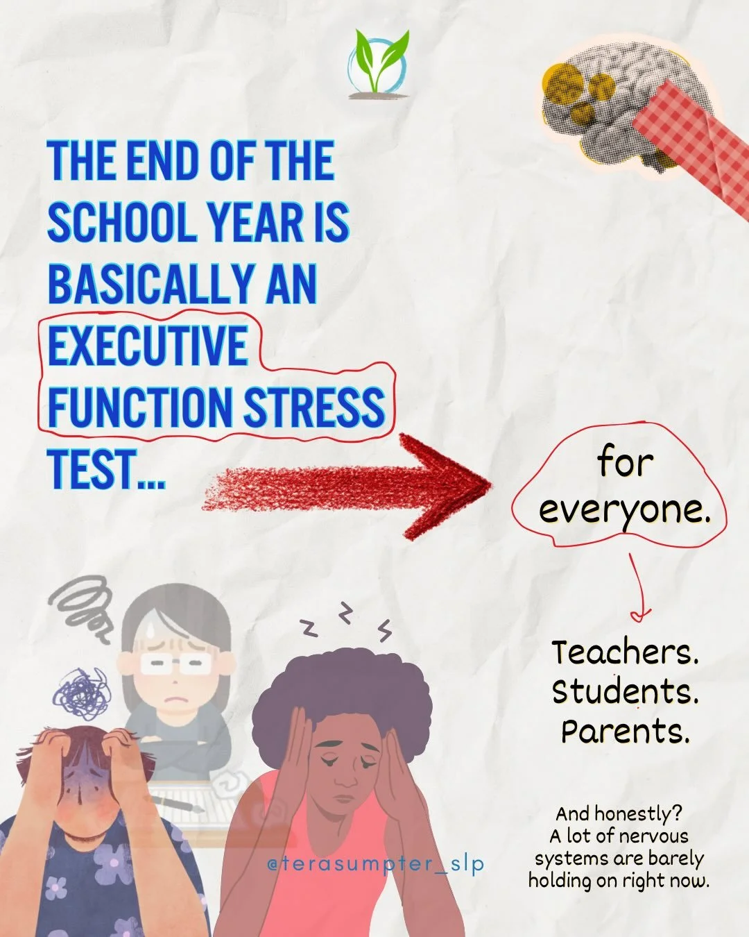 By the end of the school year, a lot of brains are running on empty.

Students.
Teachers.
Parents.

Sometimes what looks like &ldquo;not trying&rdquo; is actually cognitive overload.

May is hard on executive function for everyone.