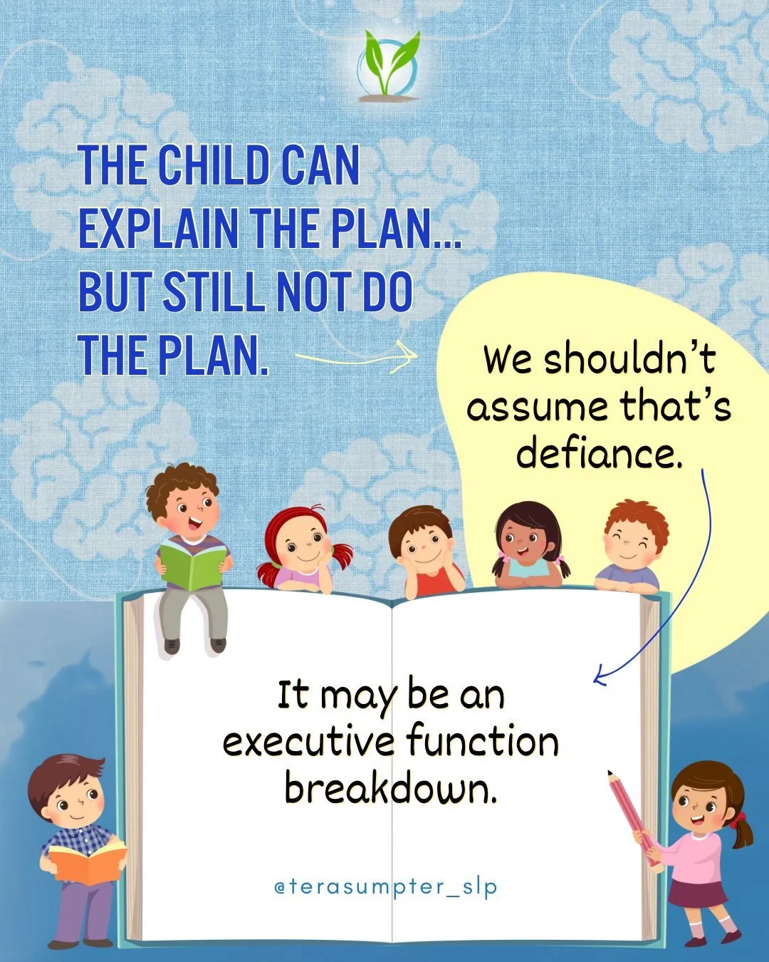 A child can often repeat the plan before they can execute the plan.

That difference matters.

Because verbal working memory may let them hold the words:

&ldquo;I need to finish my worksheet, put it in my folder, and turn it in.&rdquo;

But nonverba