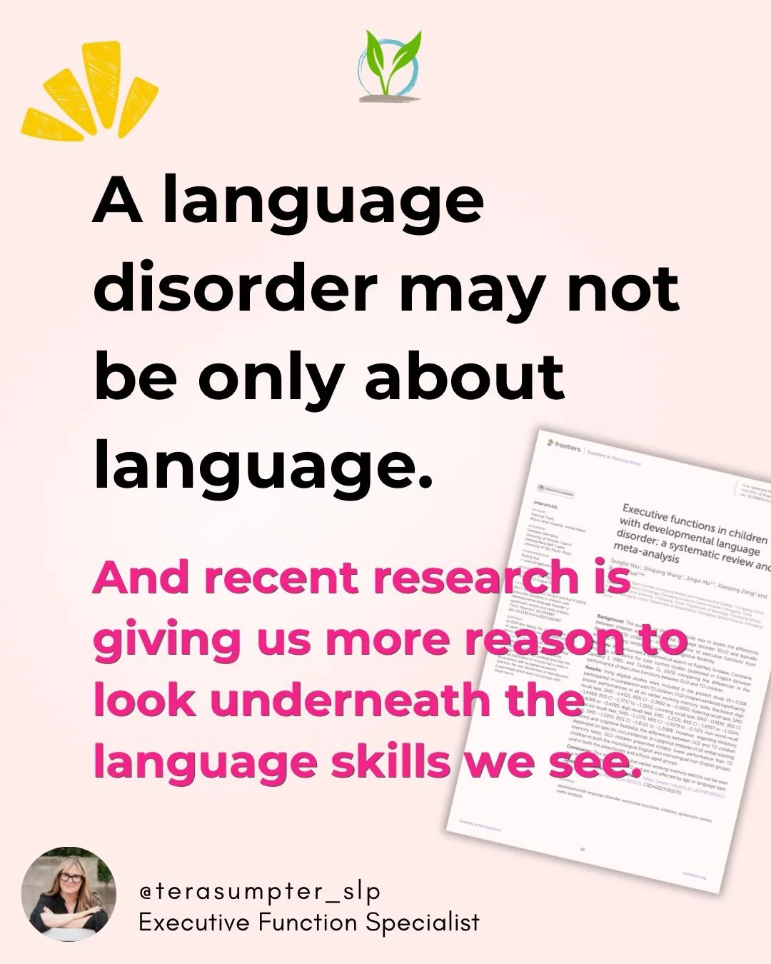 This is one of those things that has changed the way I think about language assessment.

When language is hard, I absolutely want to understand the language difficulty. 

But I also want to know what the child&rsquo;s brain is being asked to do while