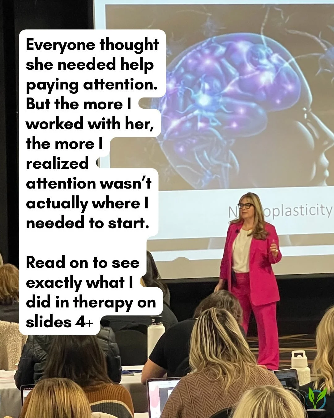 The breakthrough wasn&rsquo;t getting her to pay attention.

It was dinosaurs.

She loved them, so instead of fighting for her attention, I used that interest to help her make sense of the therapy room. We turned different areas into dinosaur &ldquo;