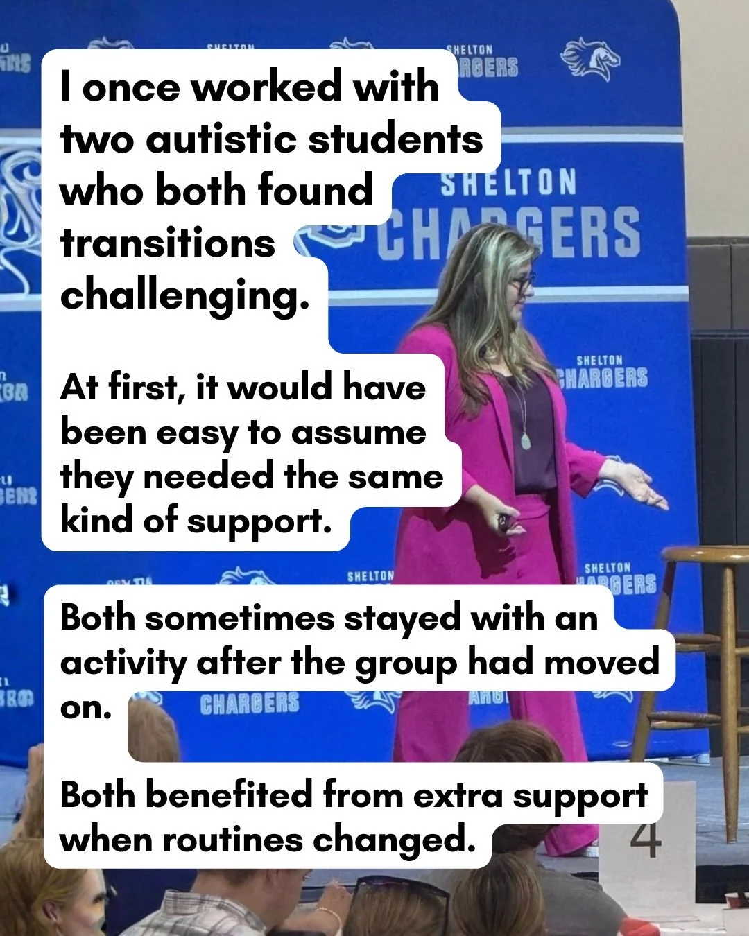 Two autistic kids can both need support with transitions and still need very different things from us.

That&rsquo;s why I try not to stop at the behavior I can see or the diagnosis they&rsquo;ve received. 

I want to understand what the transition i