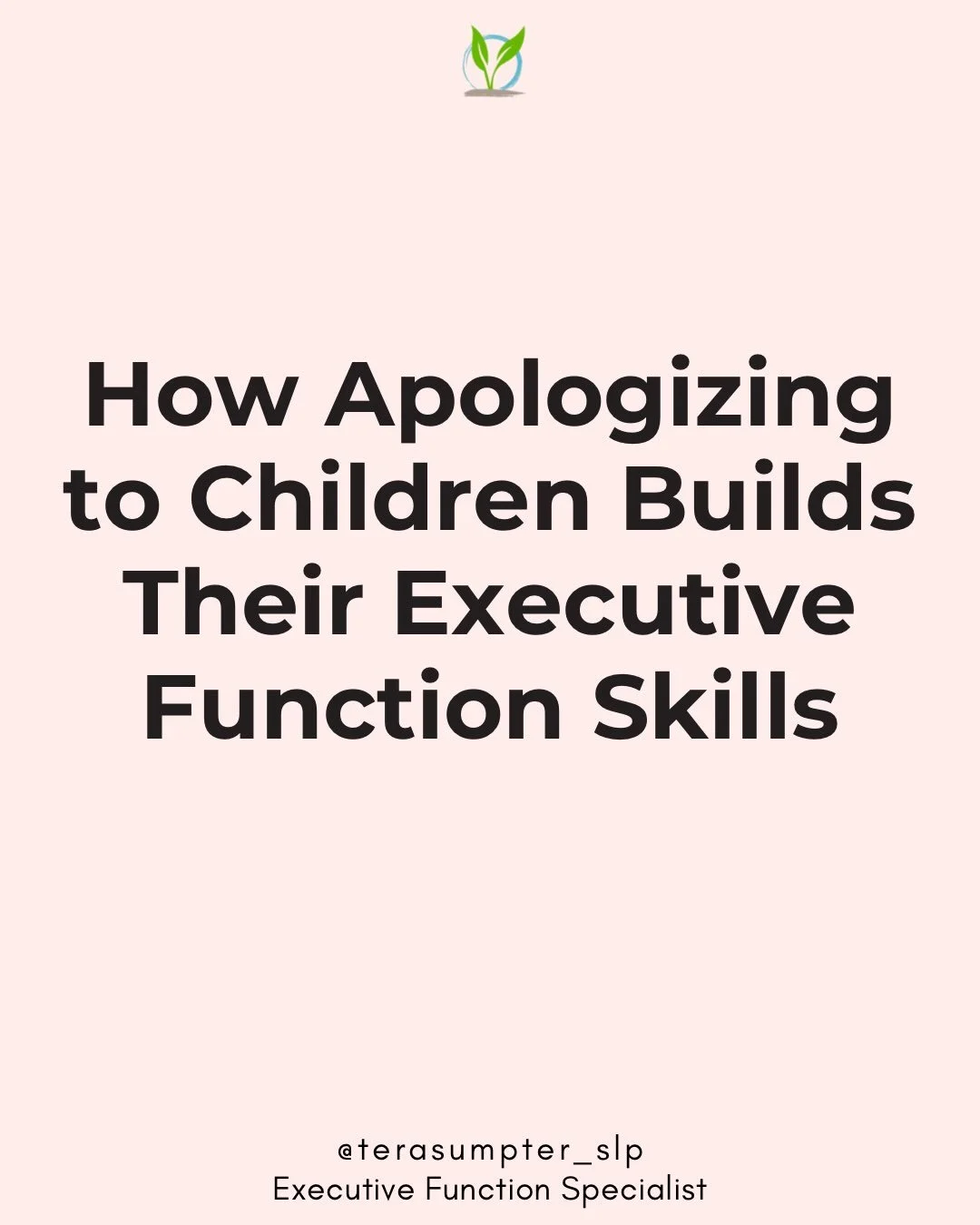 I&rsquo;m sorry!

Modeling can be a powerful teaching tool.

And modeling saying you&rsquo;re sorry is no exception.

When we apologize to our students and children, we model key executive function skills:
🧠 self-regulation
🧠 self-reflection
🧠 sel