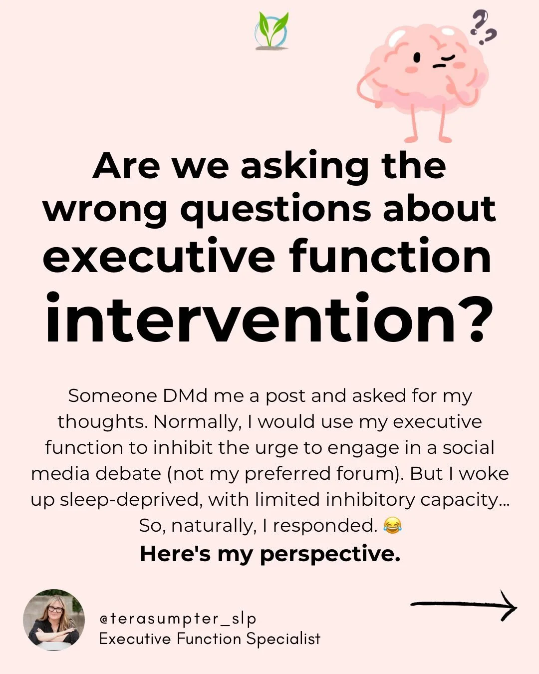 How we interpret executive function research is something I care deeply about.

When working memory training doesn&rsquo;t transfer to broader language skills, does that mean the intervention has no value? 

Or are we expecting it to improve somethin