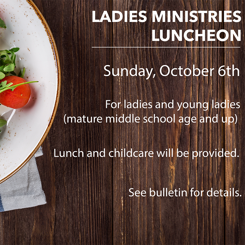 Ladies Ministry Luncheon