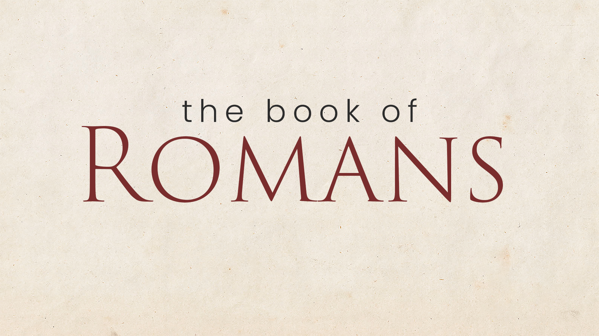 Book of Romans | Week 13 | What is God Pointing At?