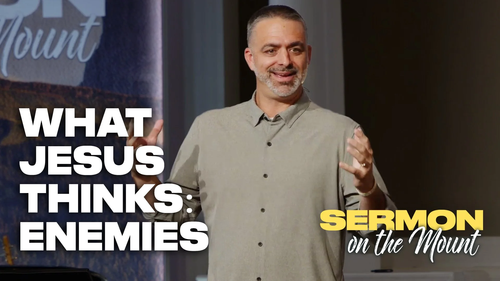 How To Treat Our Enemies - Matthew 5:39-48 | Sermon on the Mount Week 8