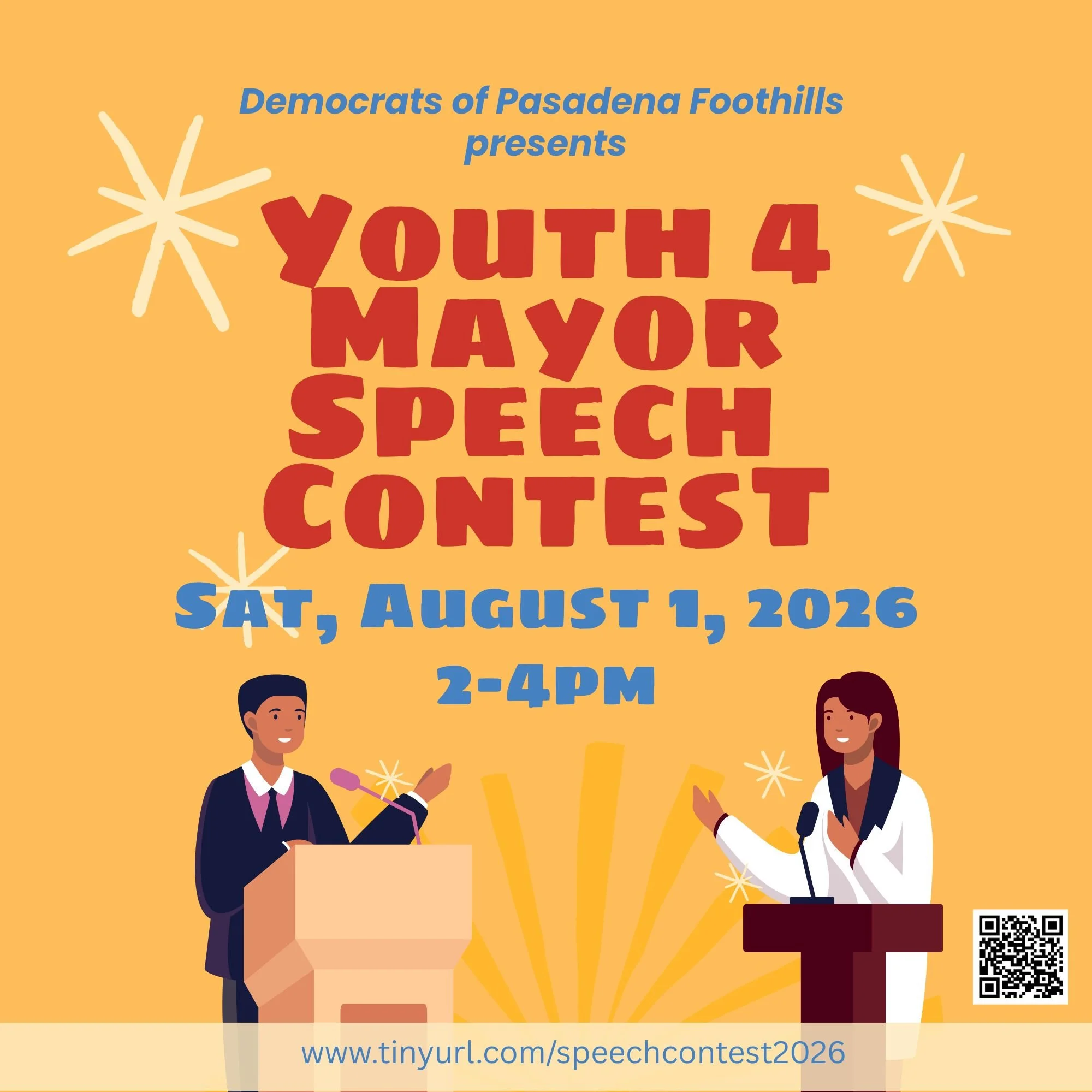 Youth 4 mayor speech contest sat aug 1, 2026 2-4pm