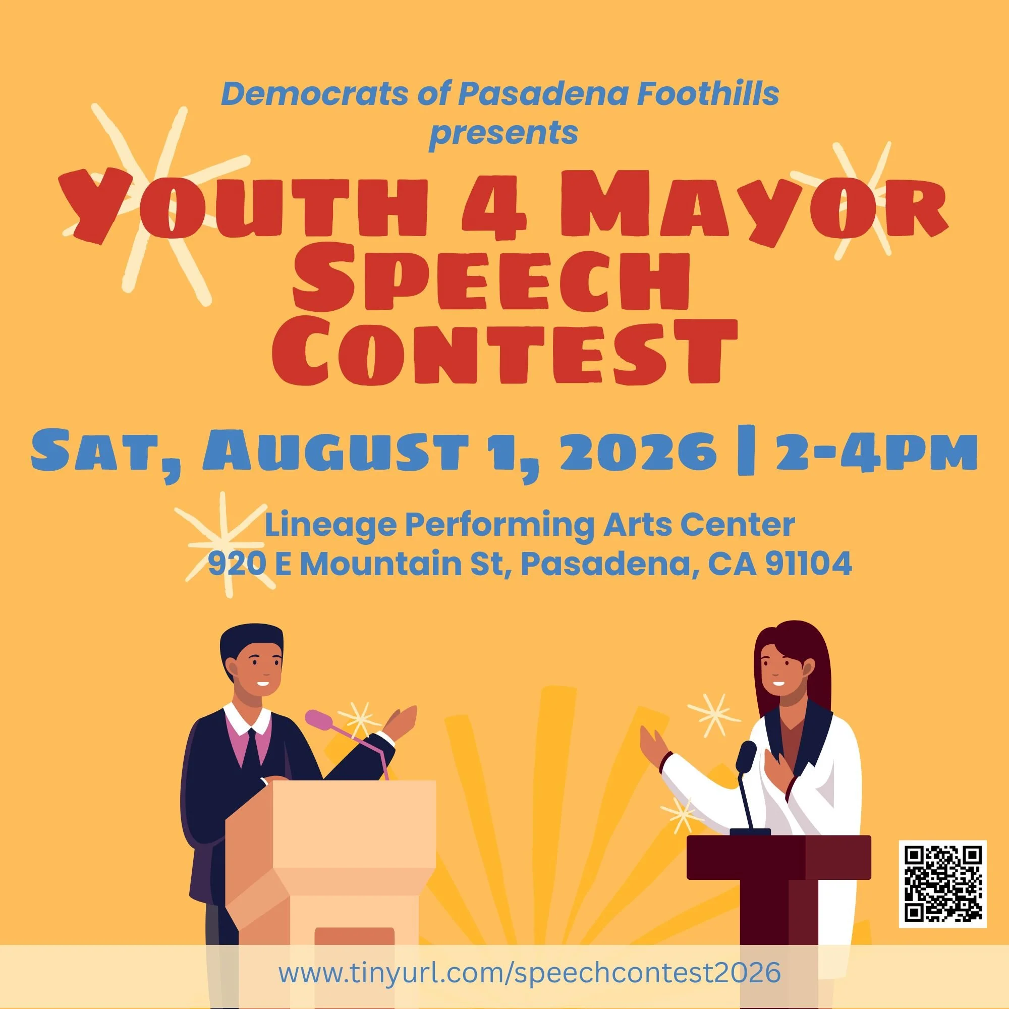Youth 4 mayor speech contest sat aug 1, 2026 2-4pm