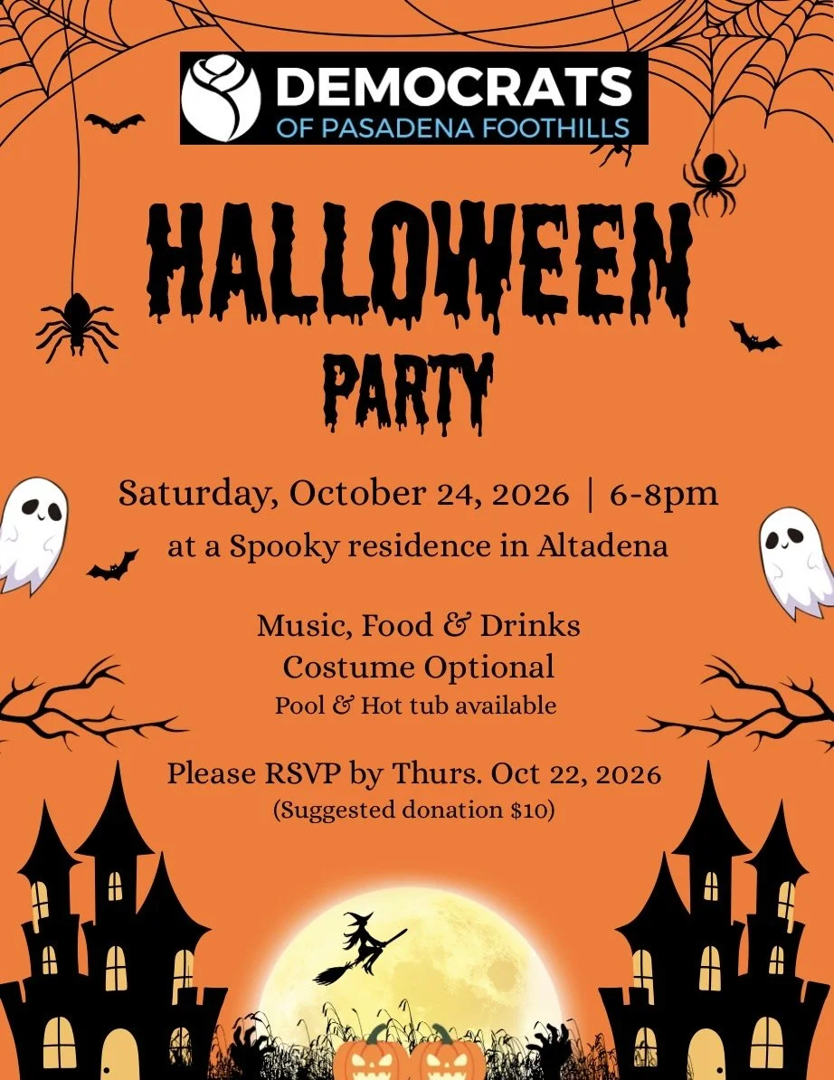 Halloween Party sat. oct 24, 2026 6-8pm