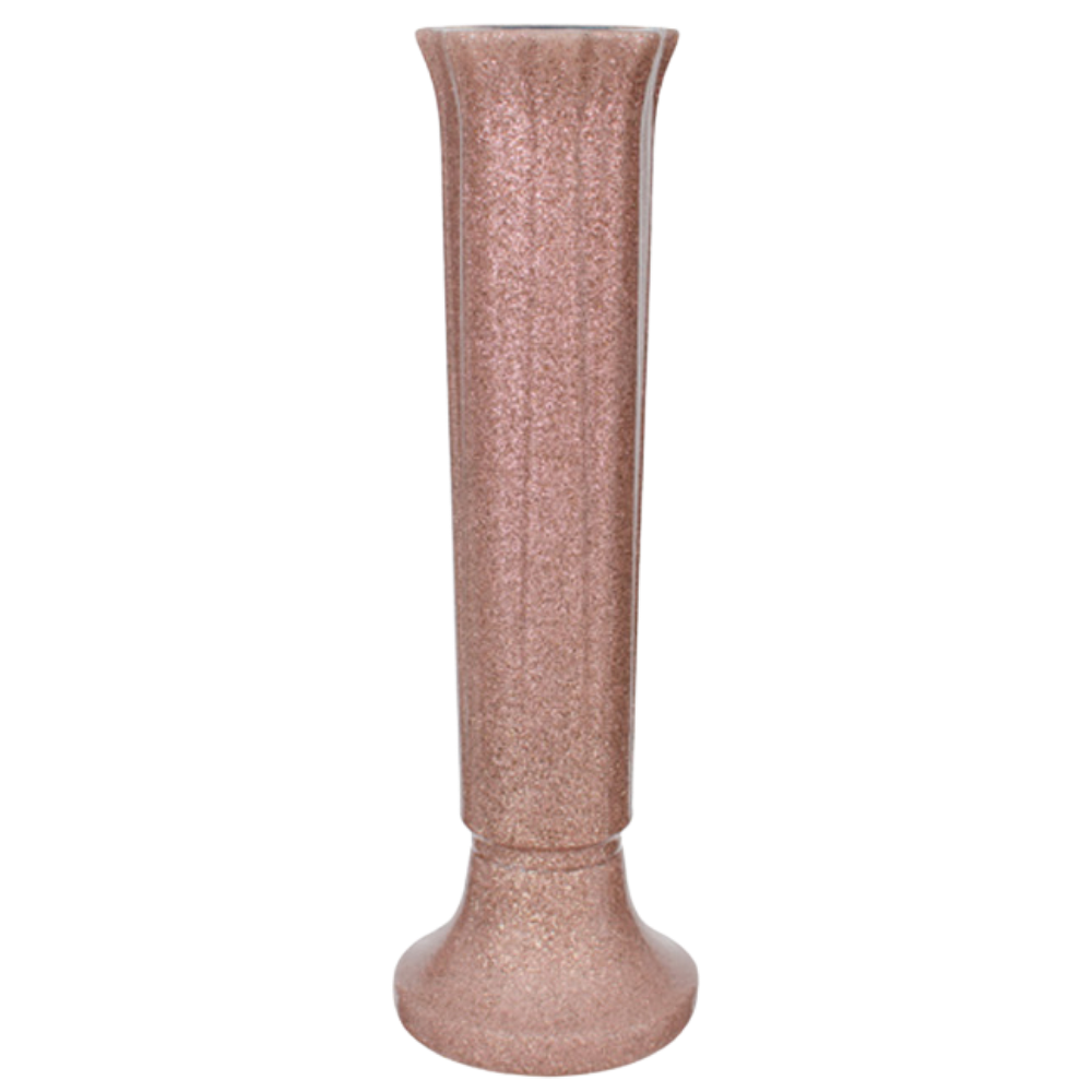 Image of a fluted, slender vase