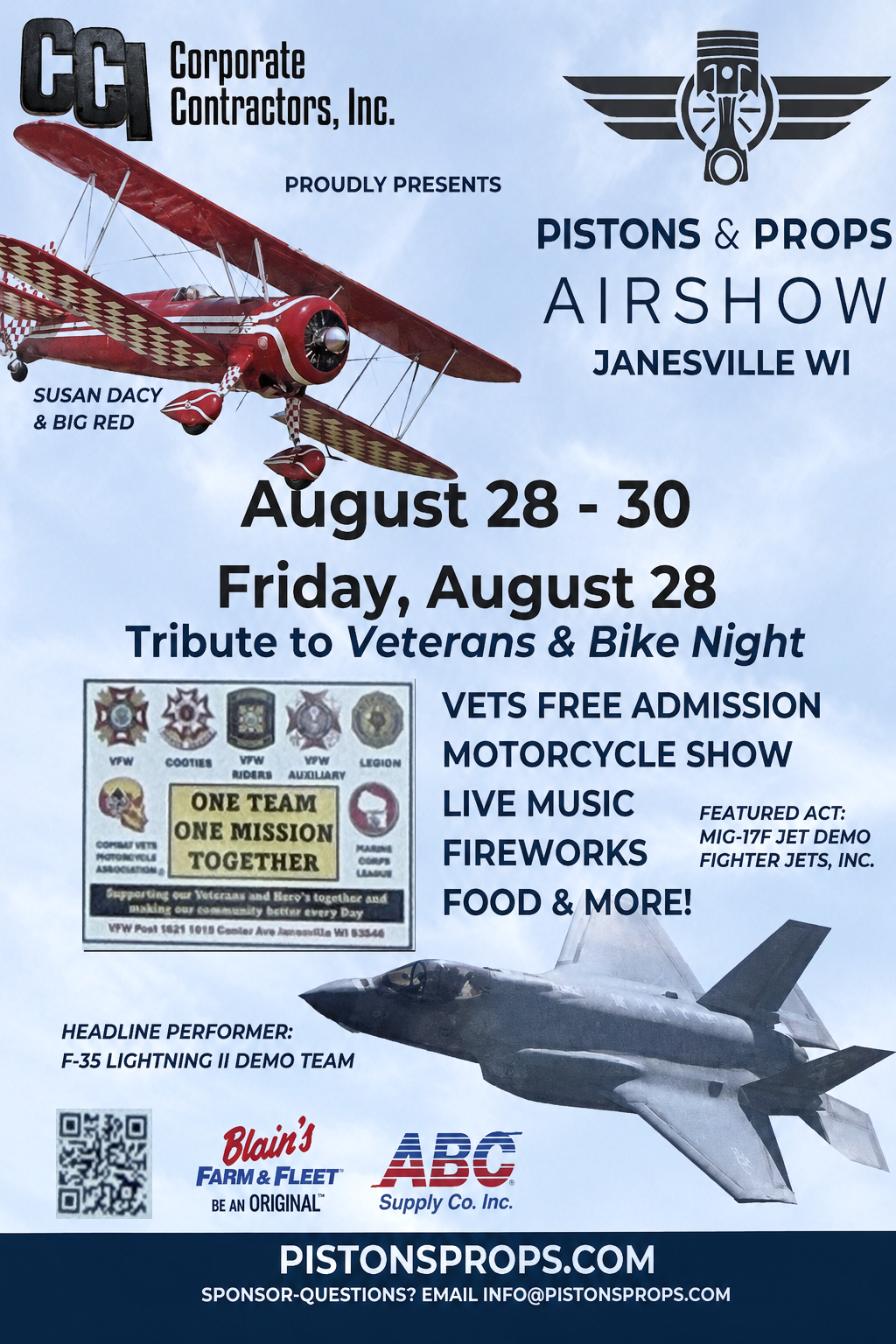 Pistons & Props Airshow 2026