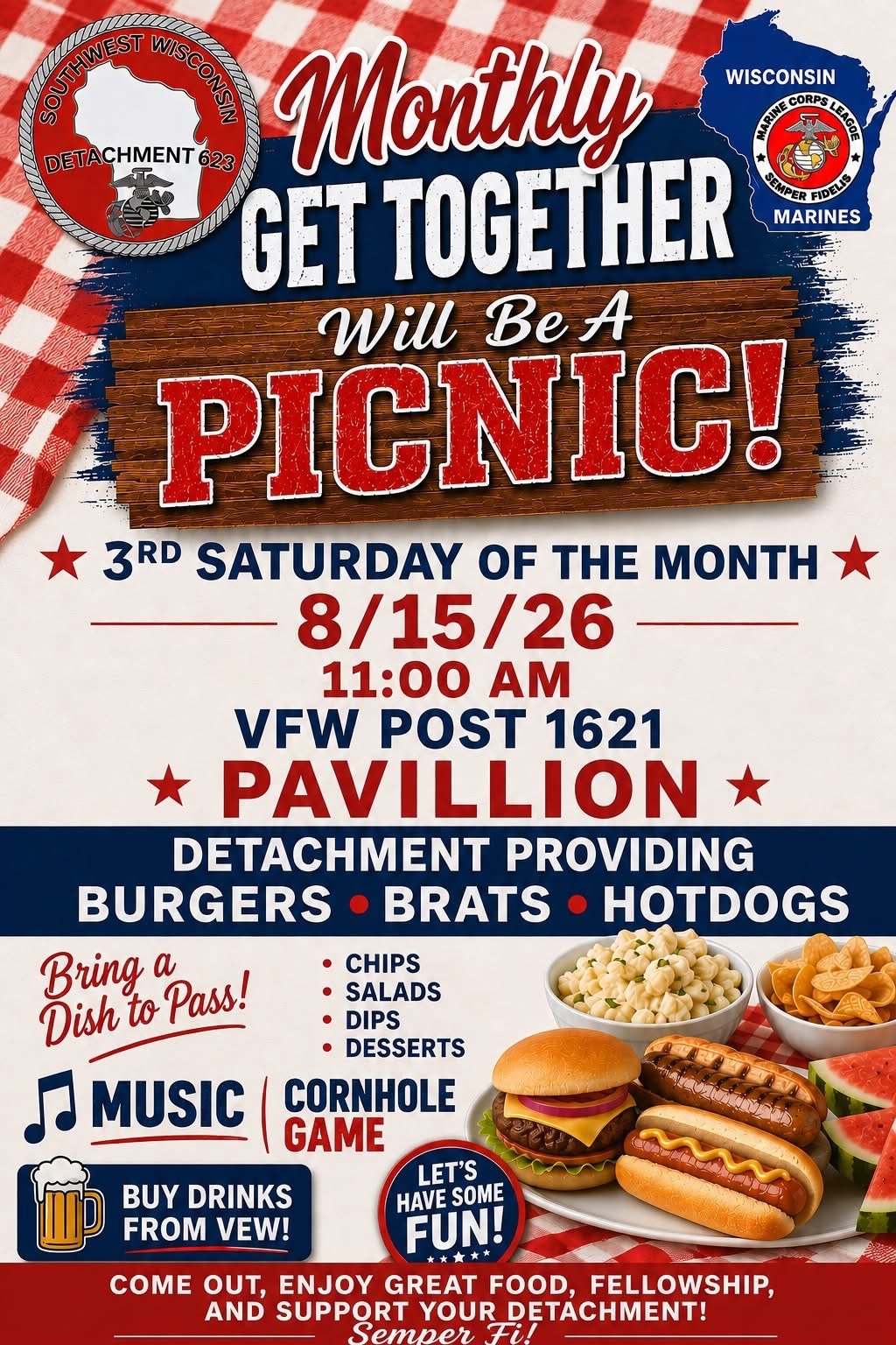 Monthly Meeting/Get Together - Picnic