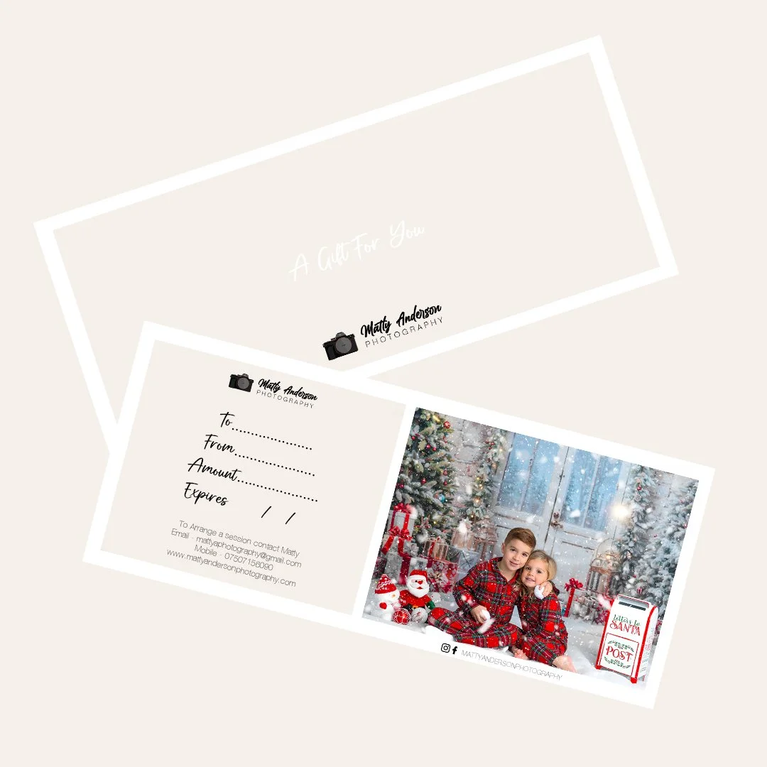 Excited to be offering gift vouchers