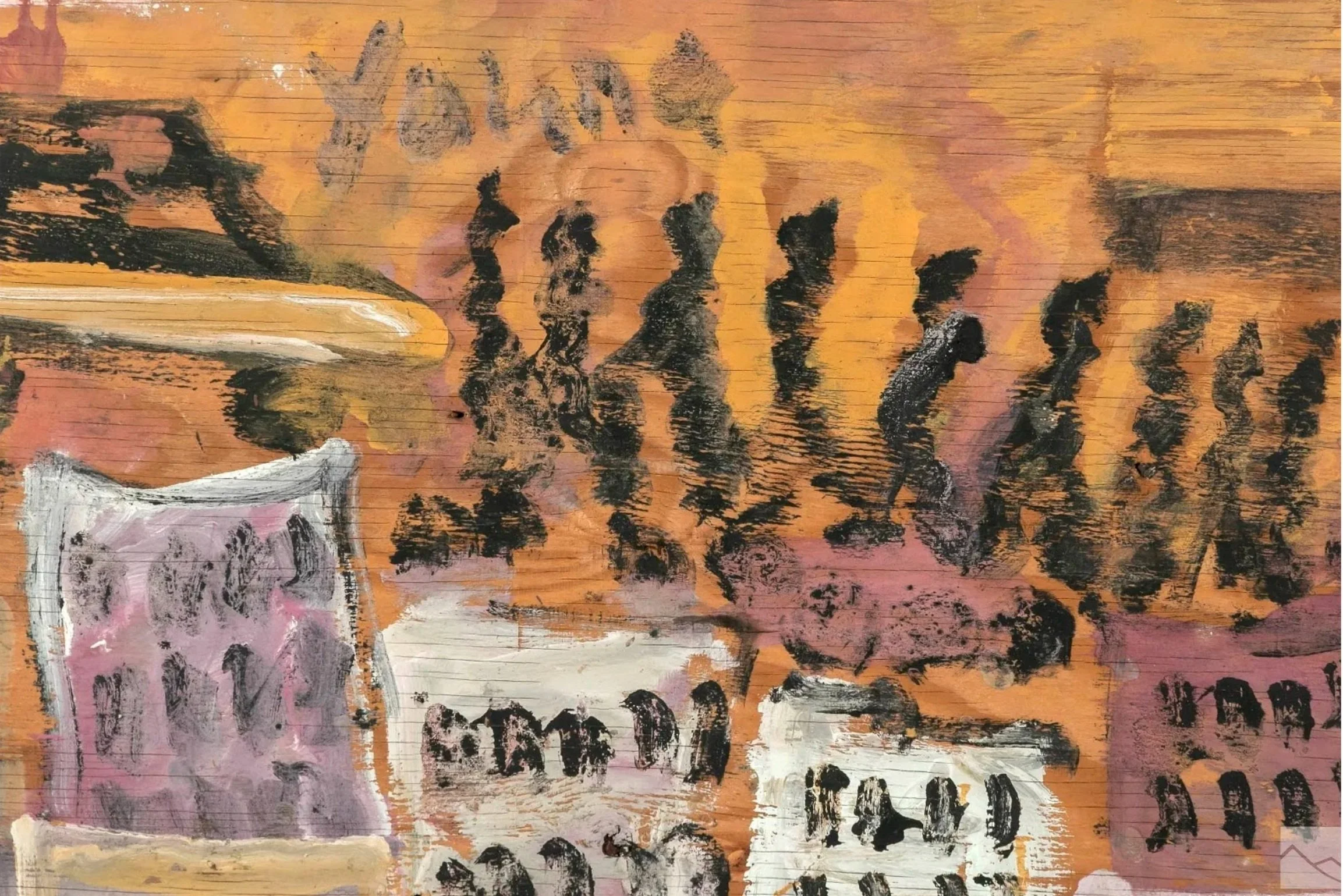 Original painting by Purvis Young.