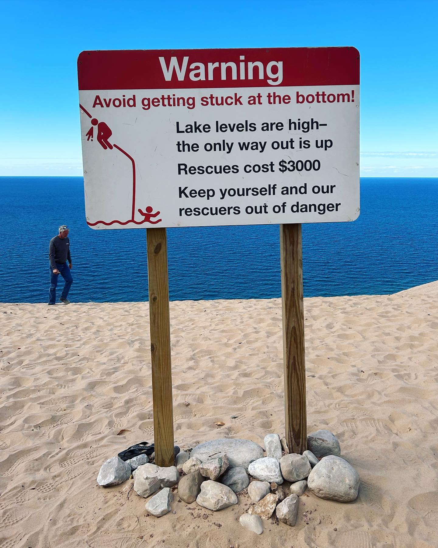 Avoid getting stuck at the bottom! 

My recent trip to Michigan in signs. 

#hopeisahabit
#watchmoresunrises
#danceintherain 
#boredomisastateofmind