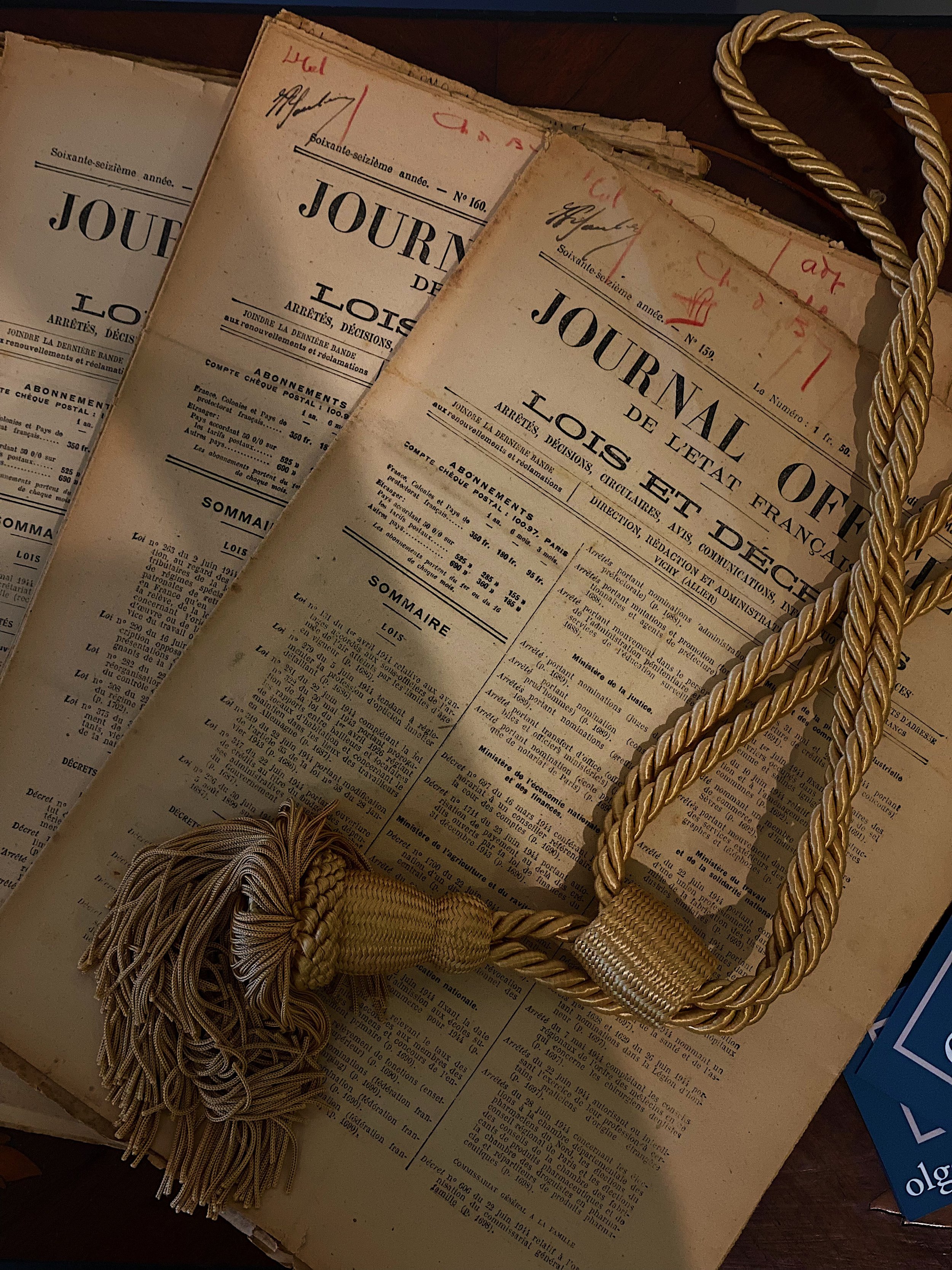 French Antique Journals