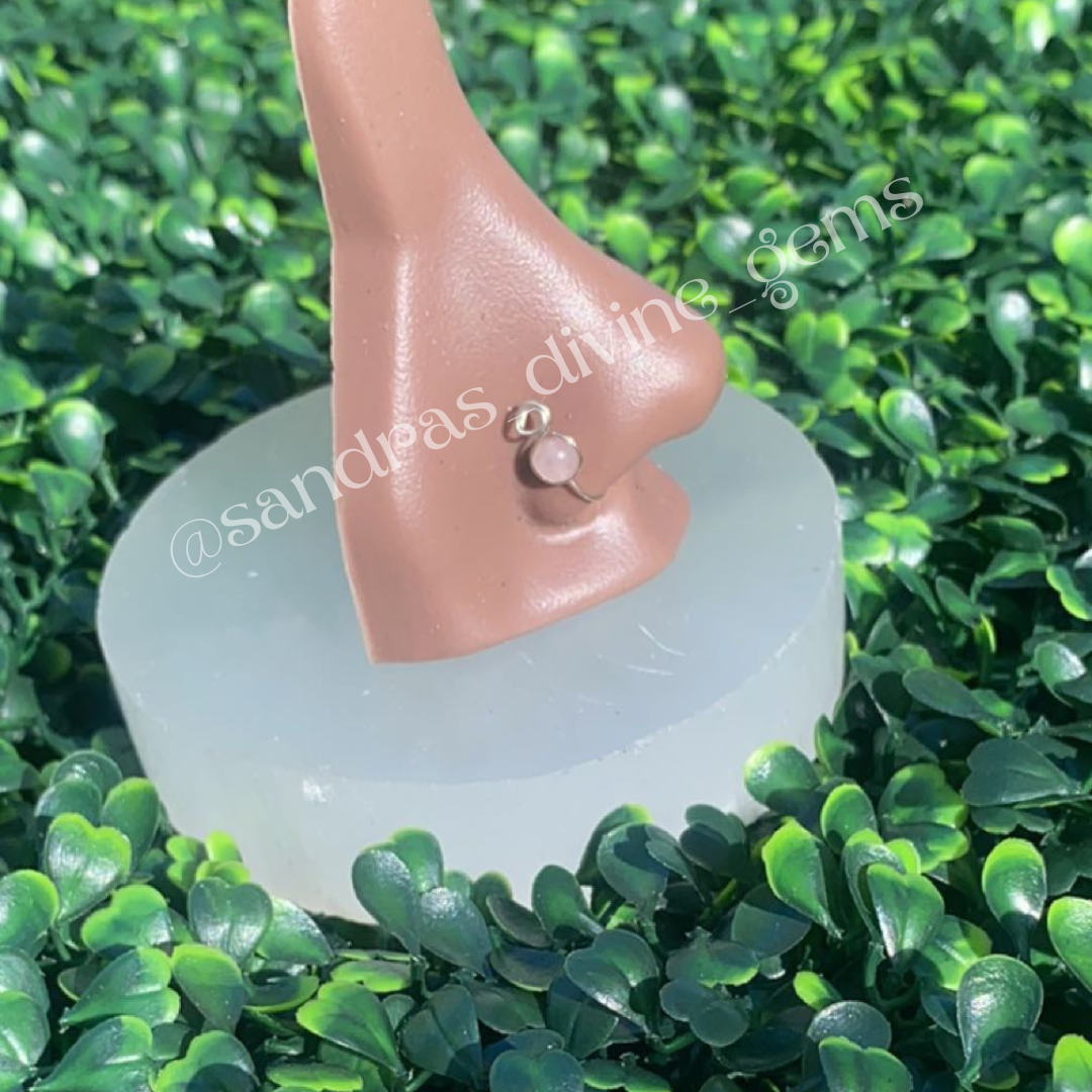 Nose Cuffs (With Crystal Beads)