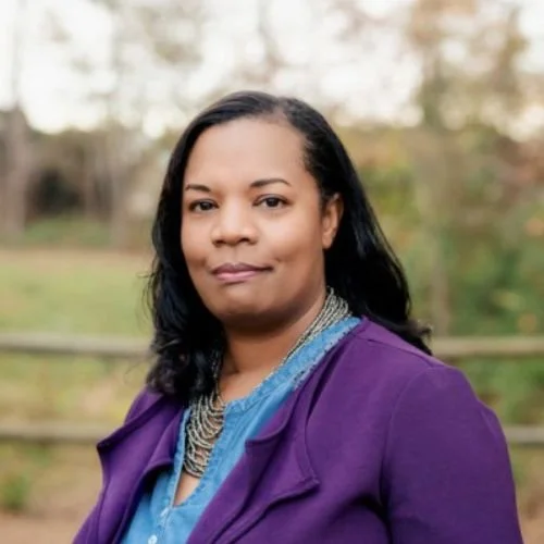 black woman with black hair
