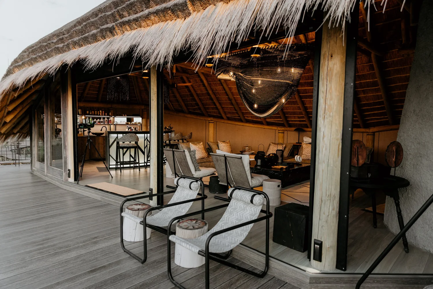 Camp Kala lounging area