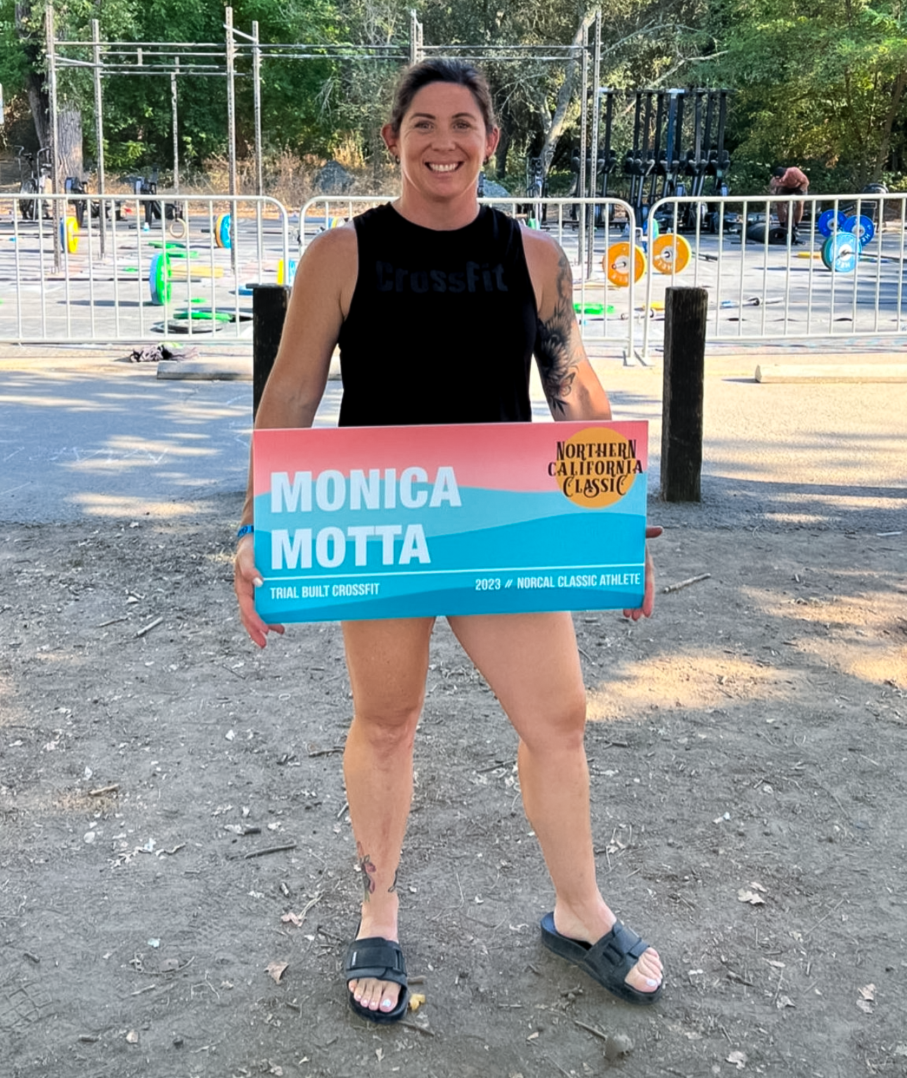 Smile of a competitor. Keep going!