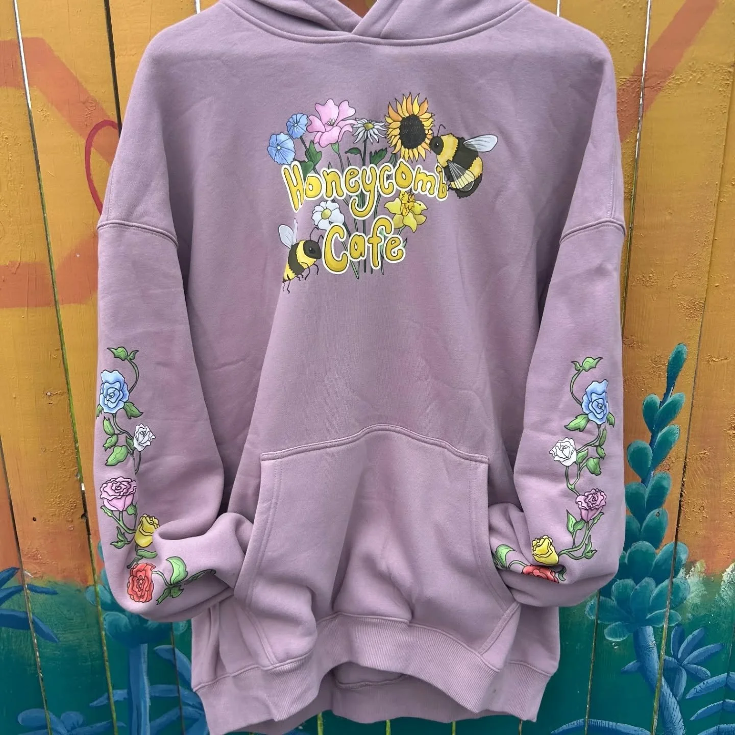 🐝We have merch! Hoodies and t-shirts designed by our own in house baker, @_juliekgoldman !