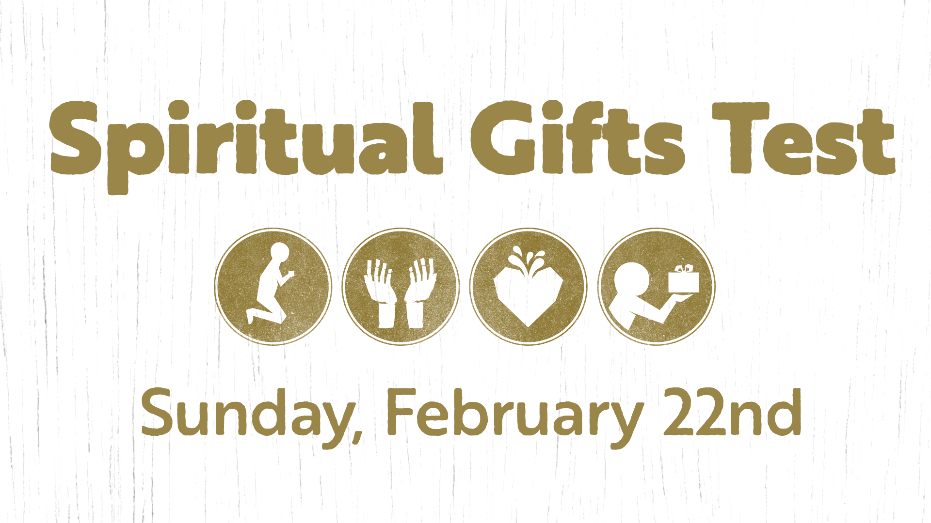 Spiritual Gifts Assessment 