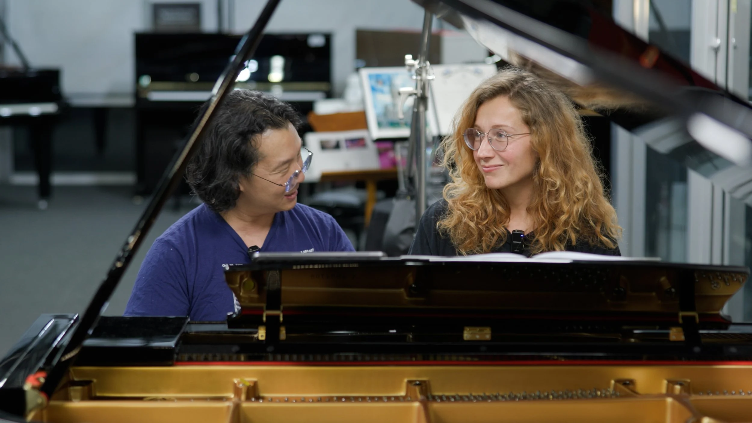 Preparing for the Enescu Festival: Mada & Hugh at Suțu Palace