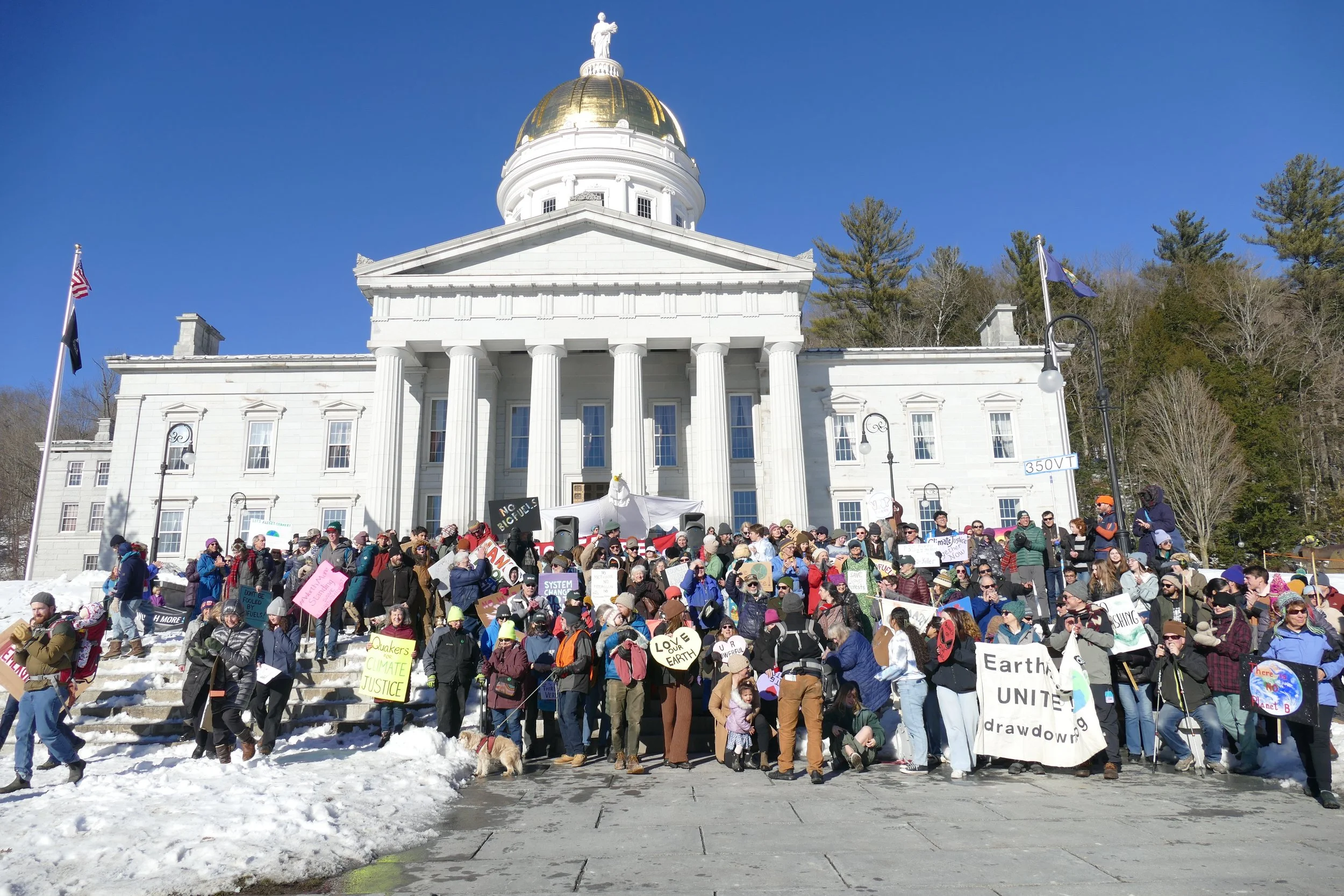 Press Release: Large Vermont Rally Calls for Climate Justice and Clean Energy Solutions