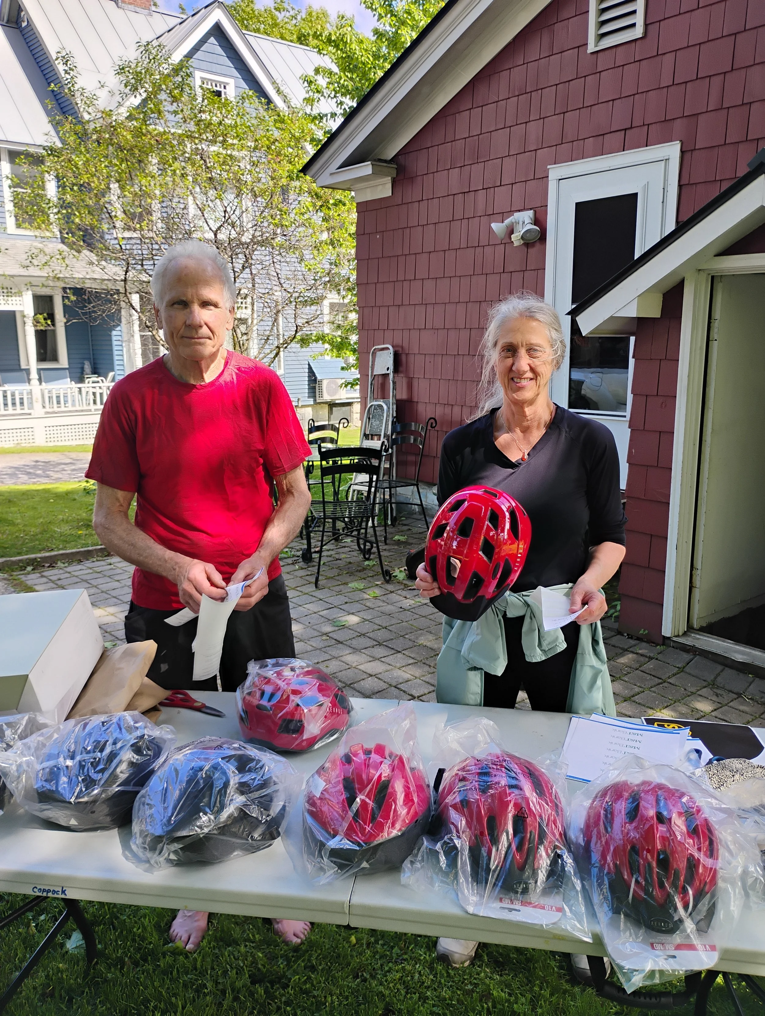 Node members sorting helmets