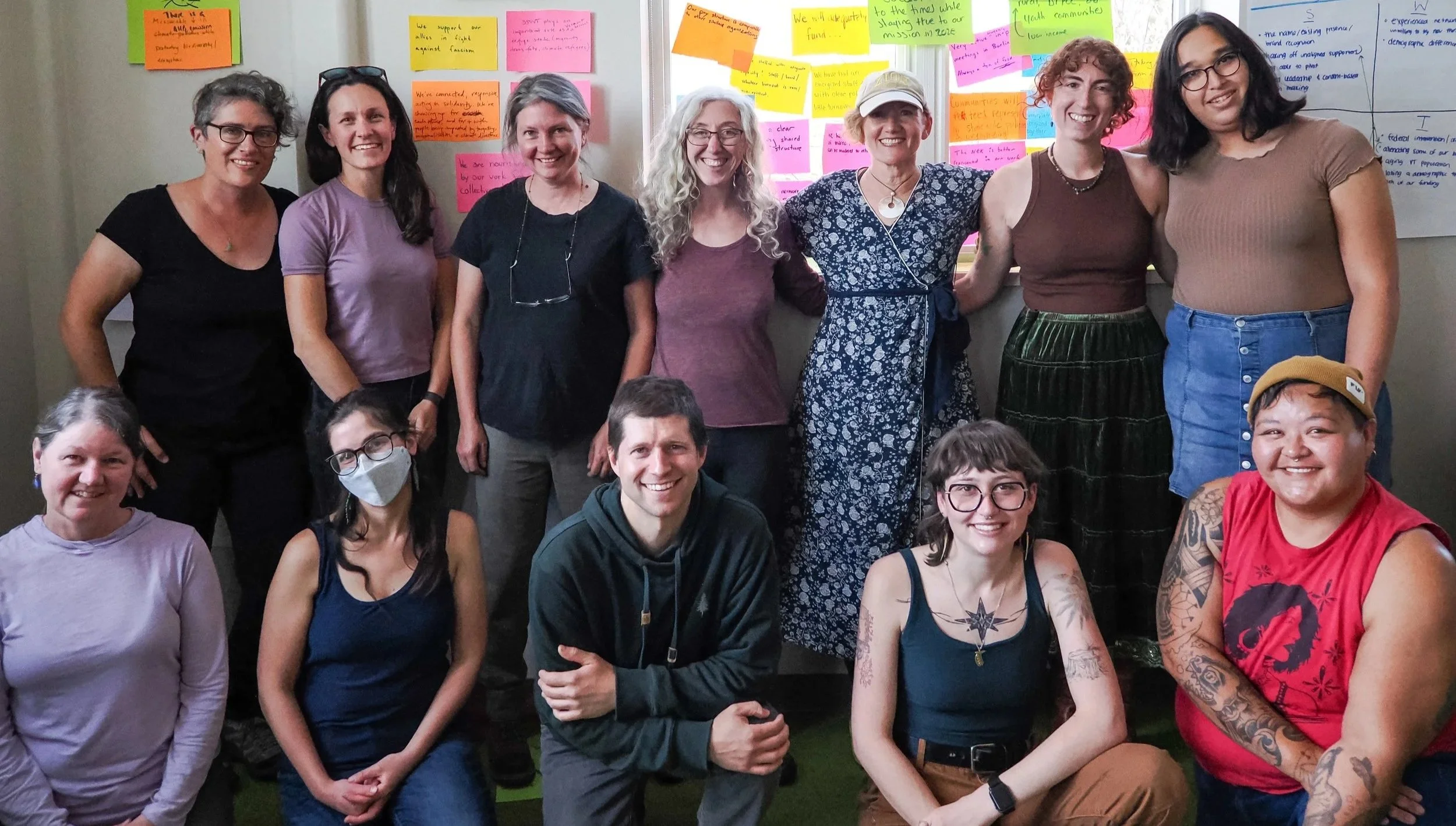 350VT's current staff and board smiling