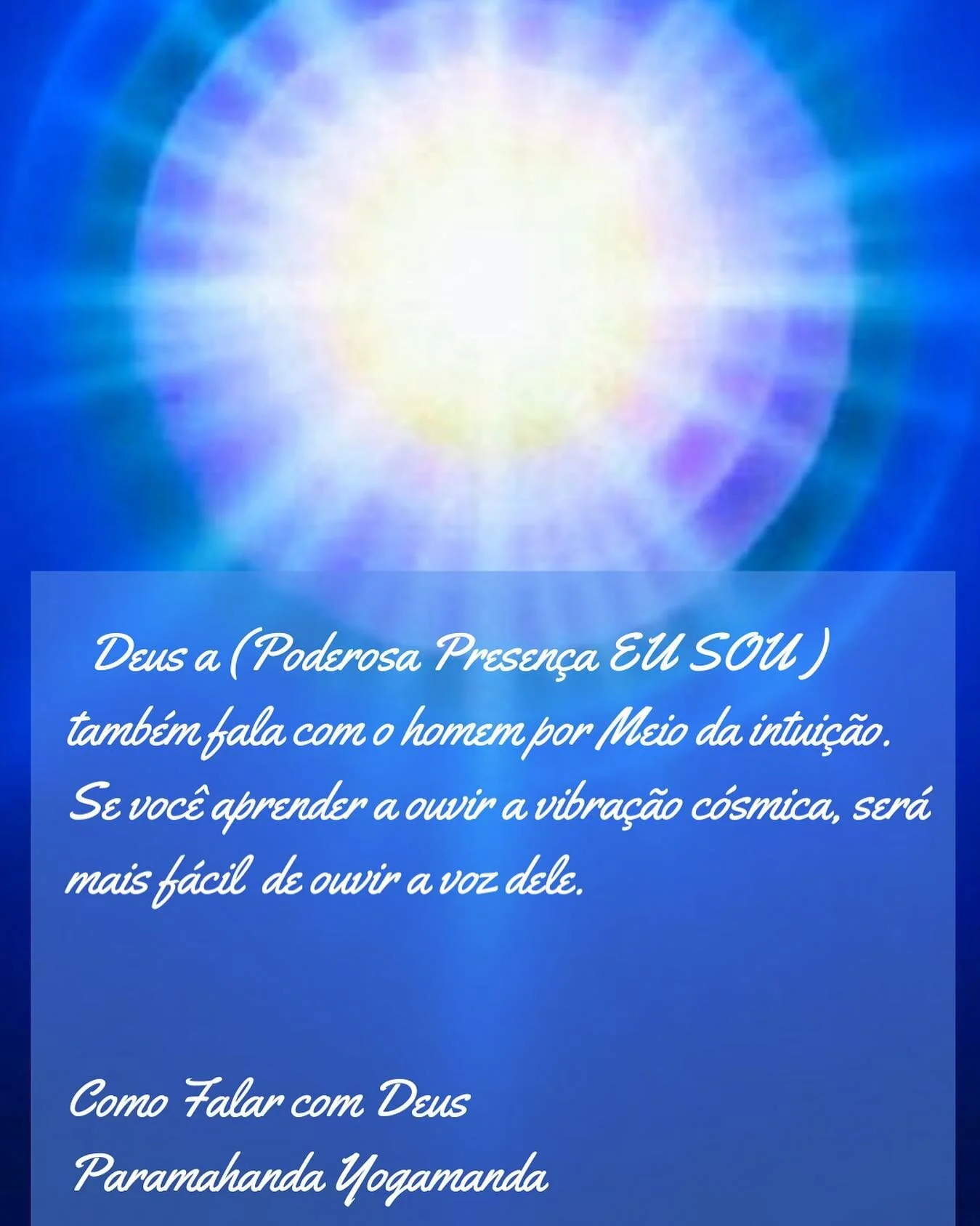 Dica do Mestre

#paramahansayoganada 
#medita&ccedil;&atilde;o
#eusou