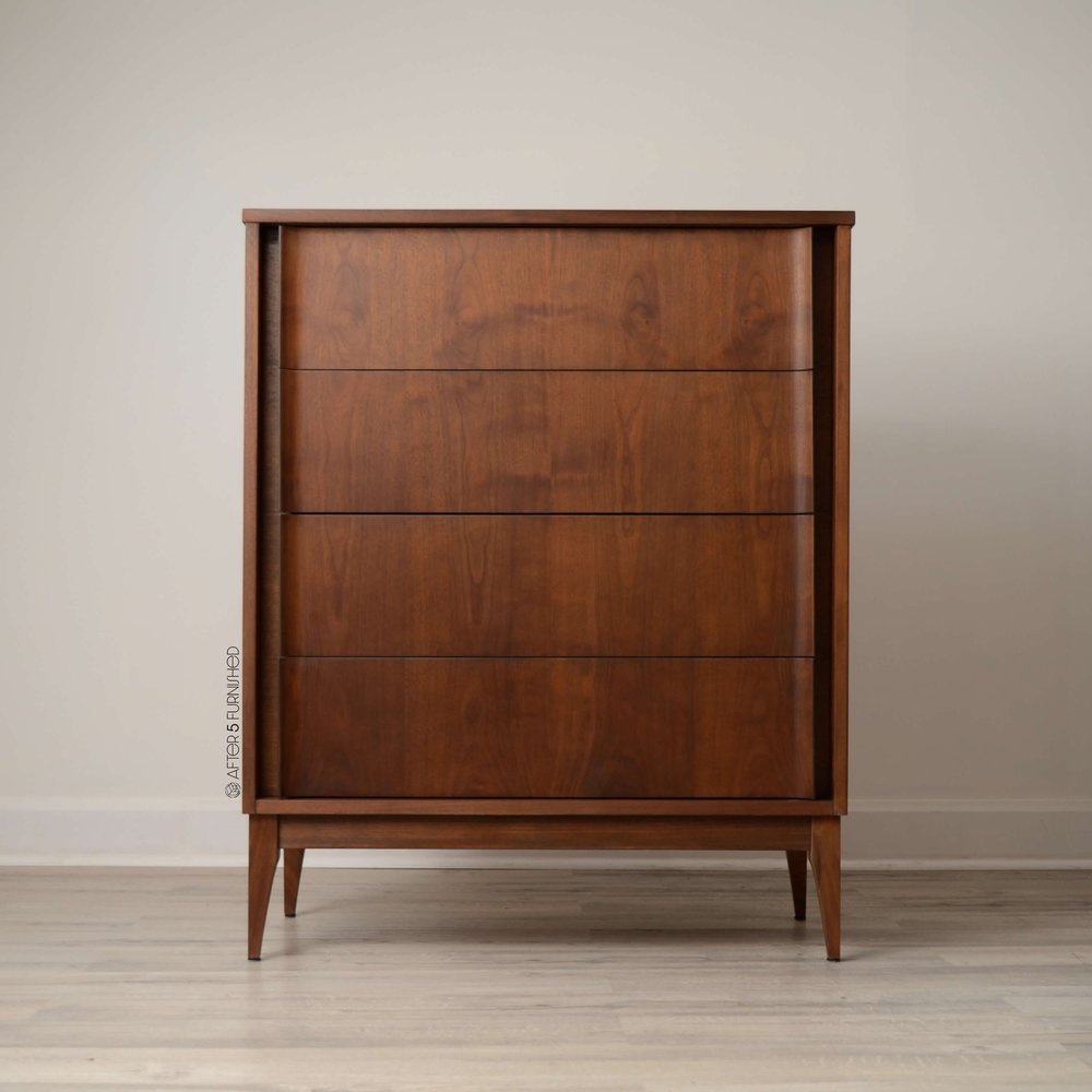 white christmas dresses George Nelson Thin Edge Tall Dresser in Rosewood by Herman Miller – Hobbs  Modern main image 0