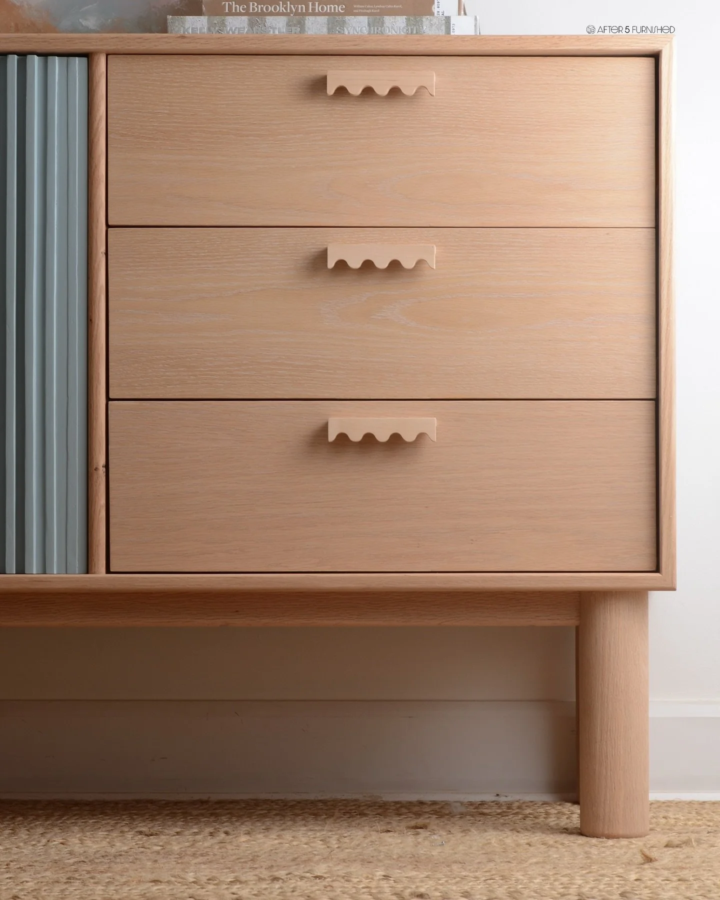 Petition to make fuʳniture fun again 🩵

Coming soon!

This dresser will be up for grabs! With squiggly handles, chunky round legs, and painted in a soft blue, it&rsquo;s perfect for a nursery or kids bedroom.

Dimensions | 48&rdquo;L x 16.75&rdquo;D