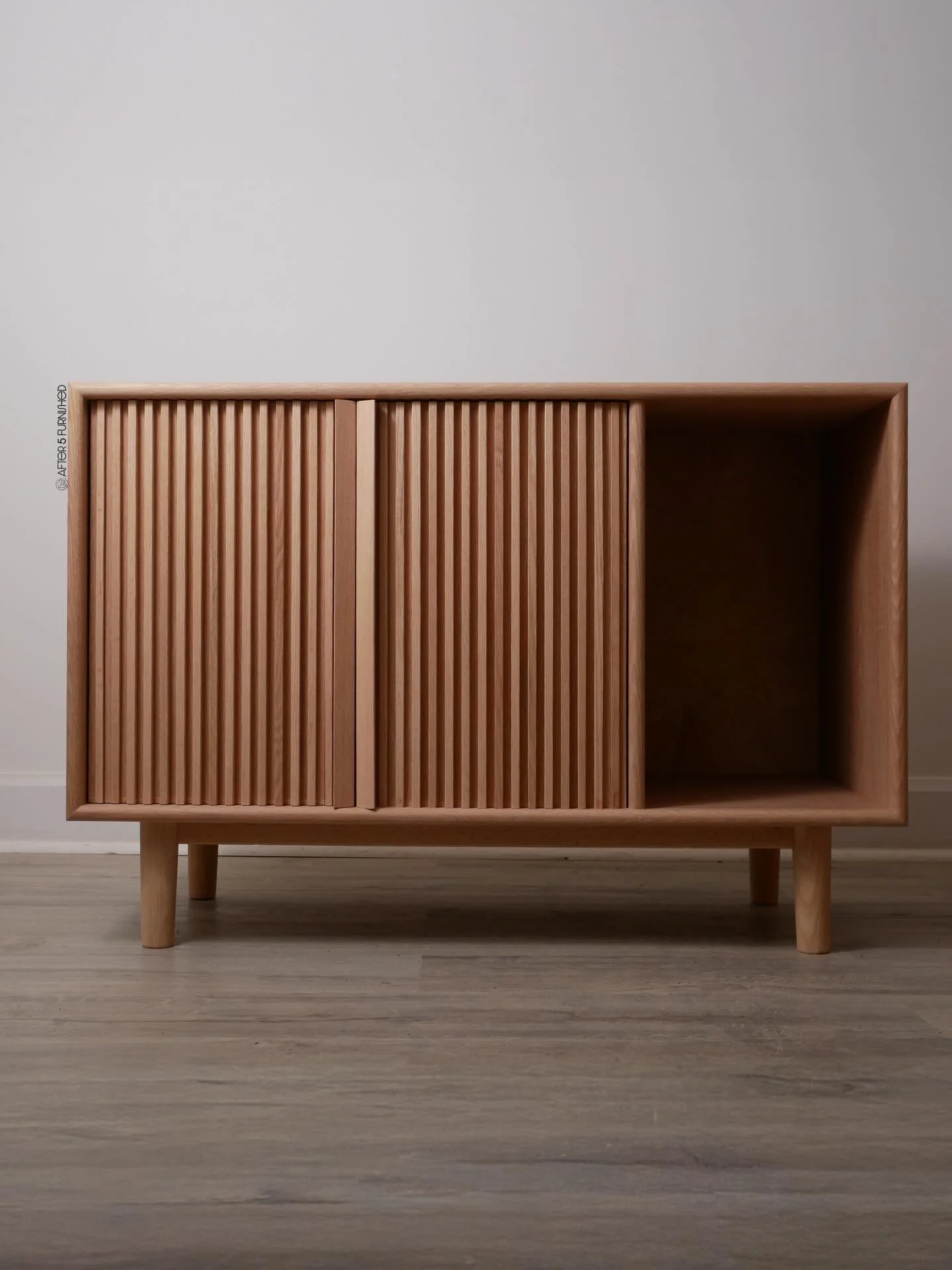 Feline furniture, but make it nice for humans.

When I was approached to design and build a custom cat console, I didn&rsquo;t really know what to expect.

But lo and behold, this ended up being my most fun project to date. It had me asking questions